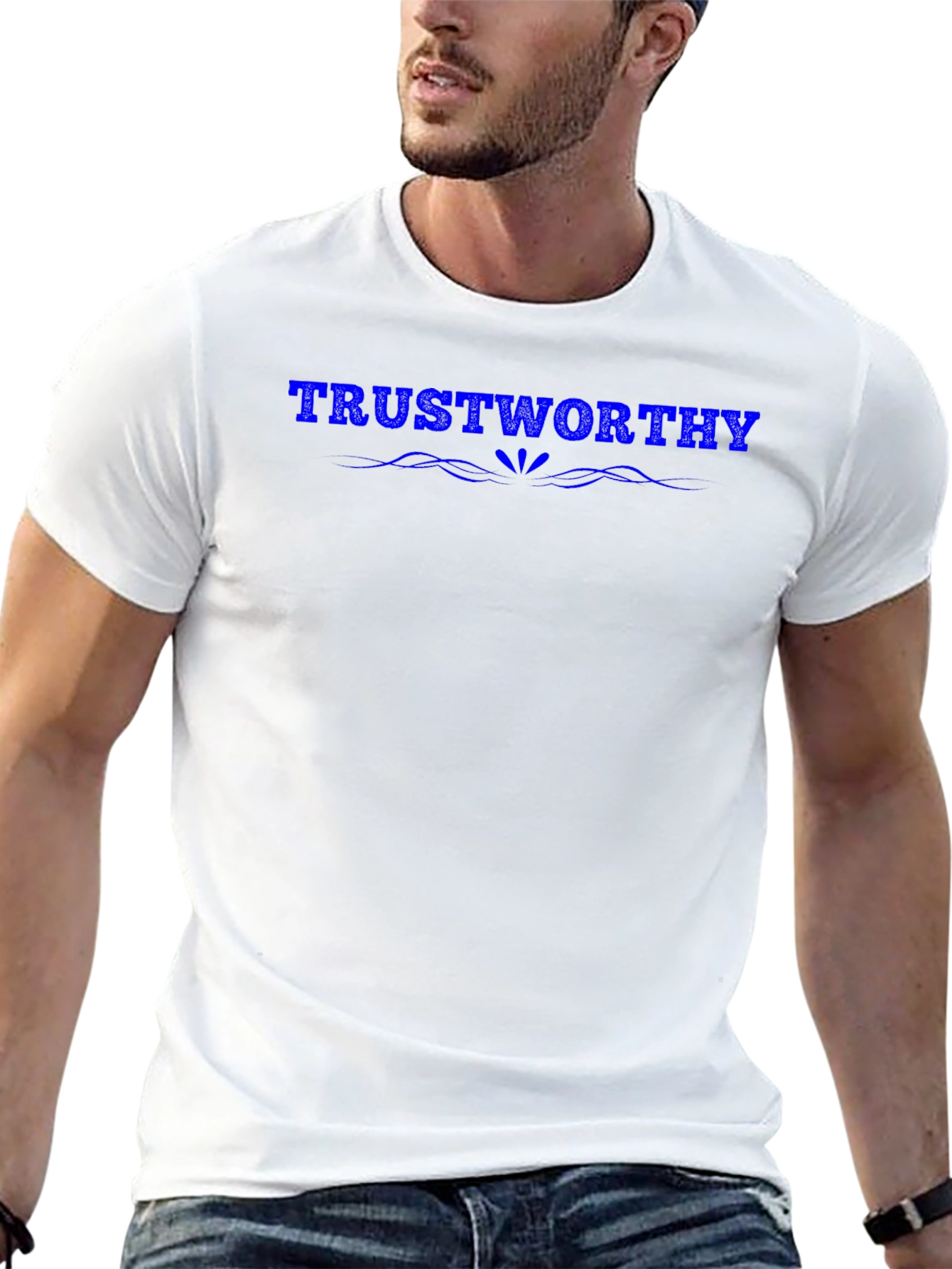 Trustworthy Black Graphic T-Shirt