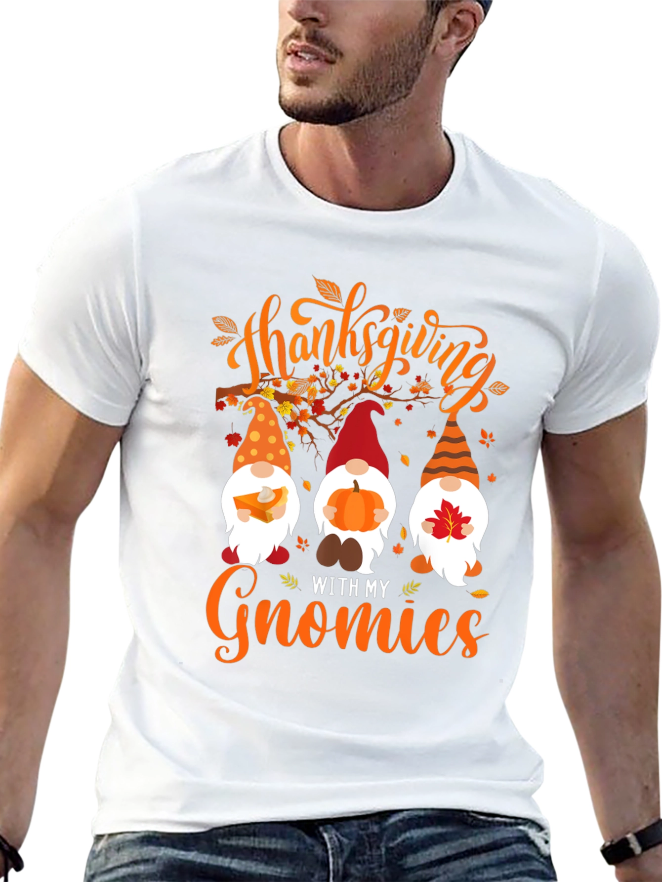 Thanksgiving Gnomies Graphic Tee