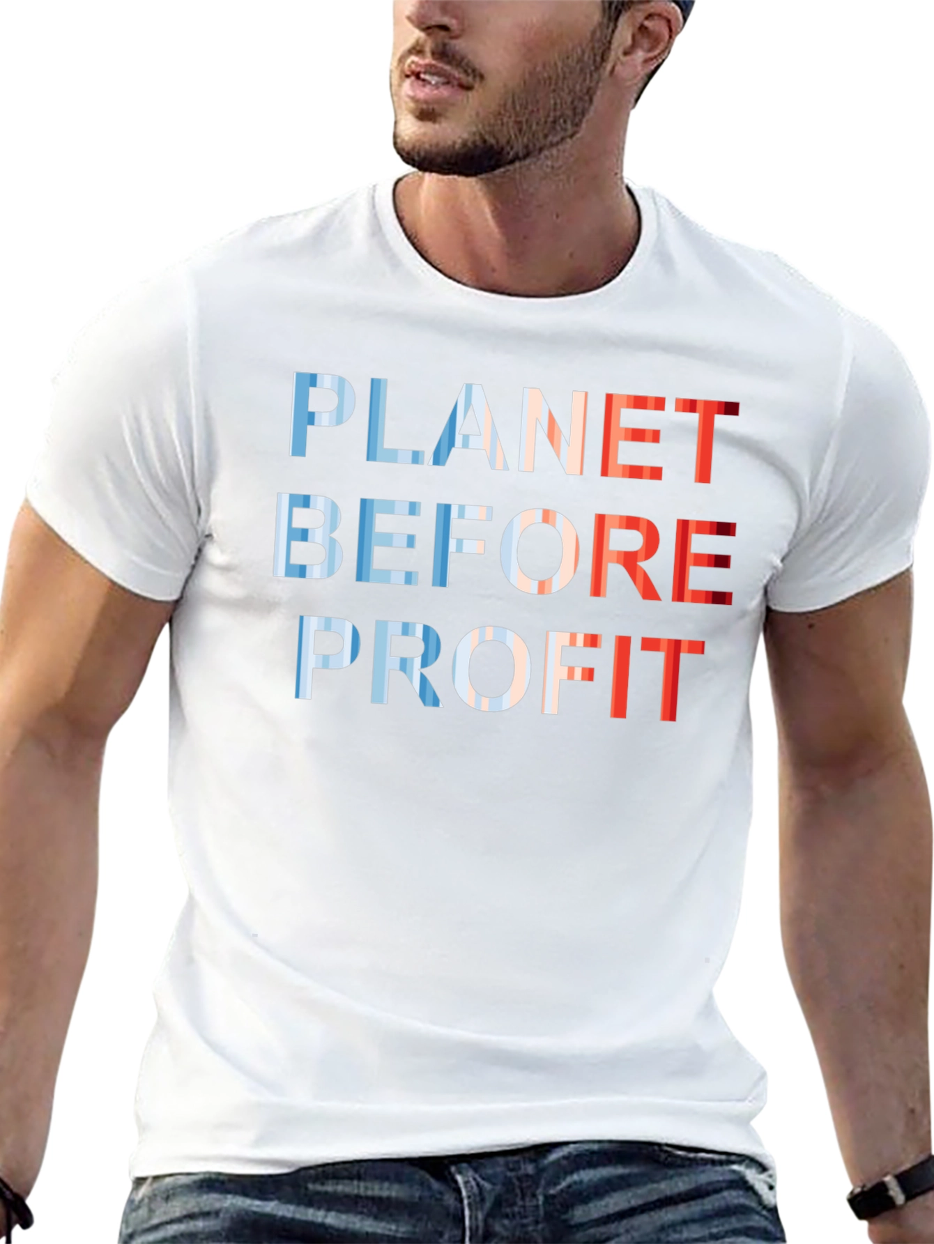 Planet Before Profit Graphic T-Shirt