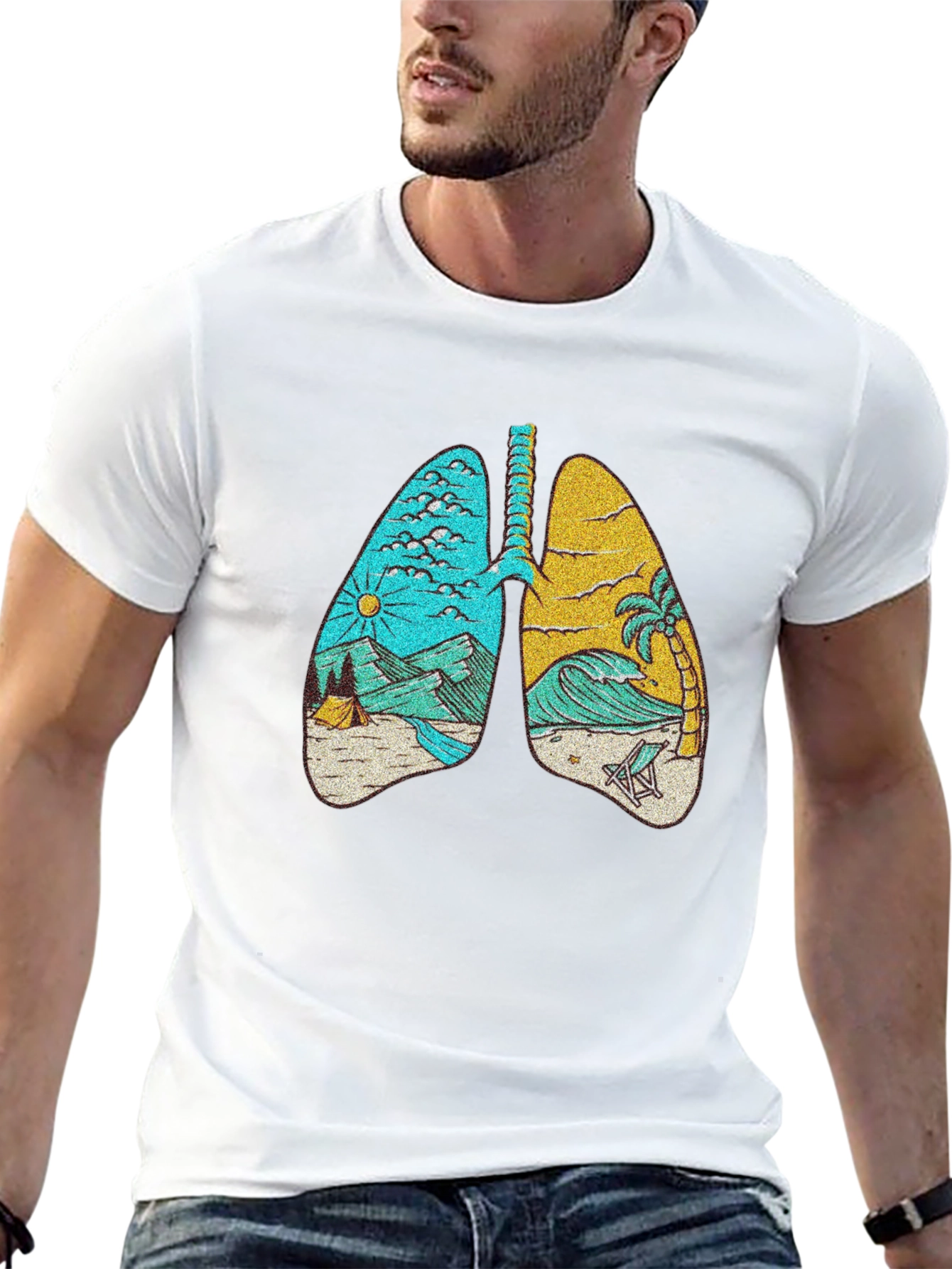 Breathe Easy T-Shirt: Nature Lungs