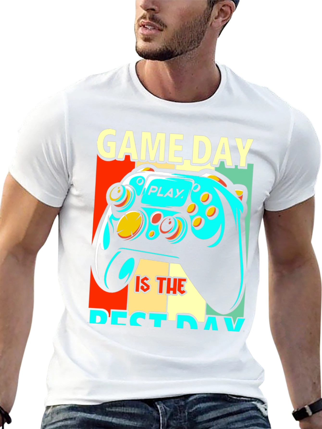 Game Day Controller Graphic T-Shirt