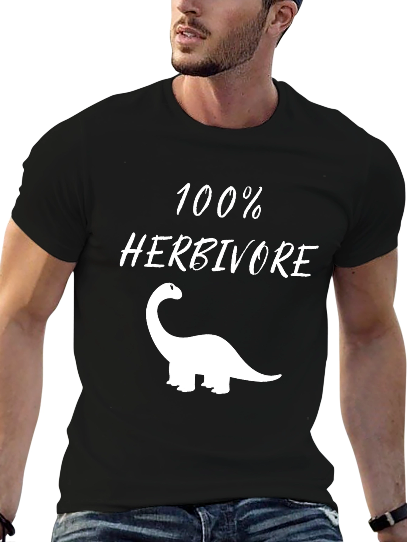100% Herbivore Dinosaur Graphic Tee