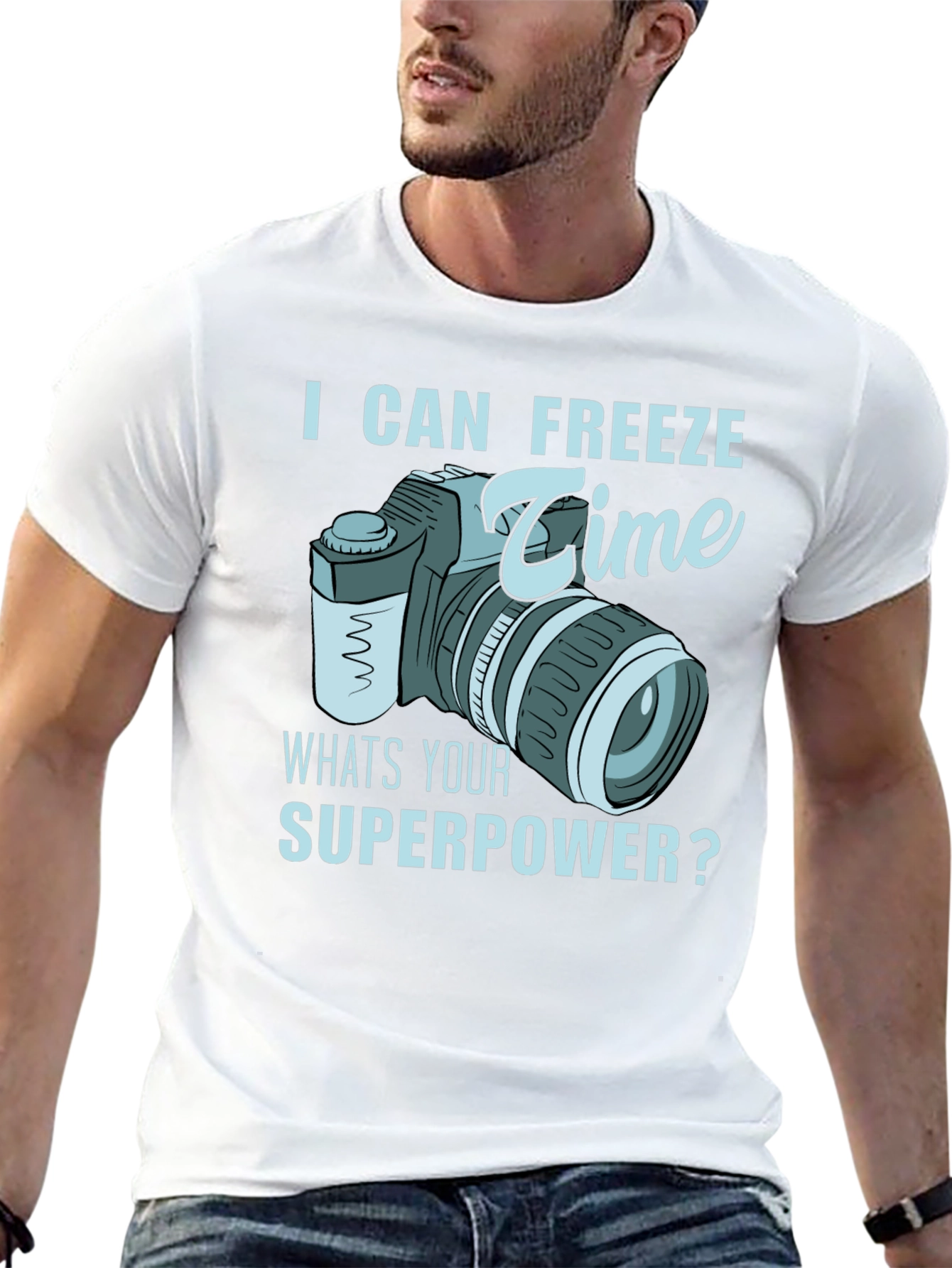I Can Freeze Time T-Shirt - Photographer Superpower Tee