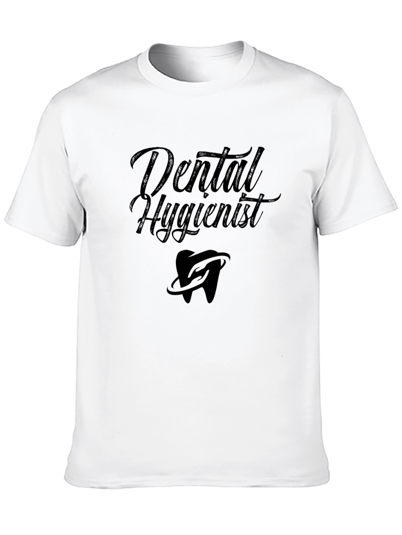 Dental Hygienist Graphic T-Shirt - Black Cotton Tee