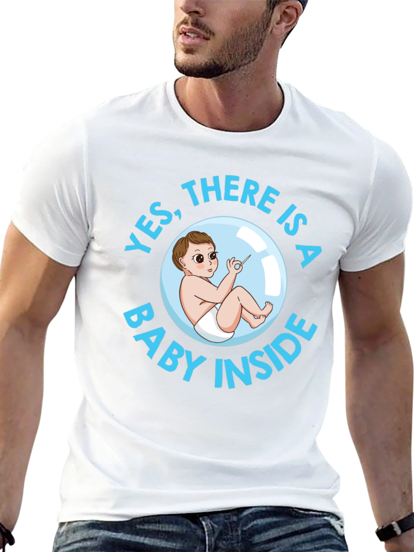Funny Pregnancy T-Shirt - Baby Inside!