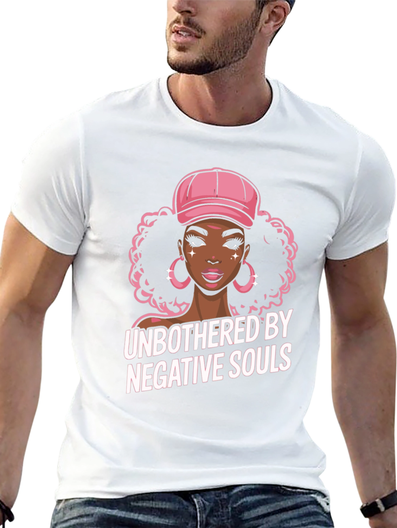Unbothered By Negative Souls Graphic Tee