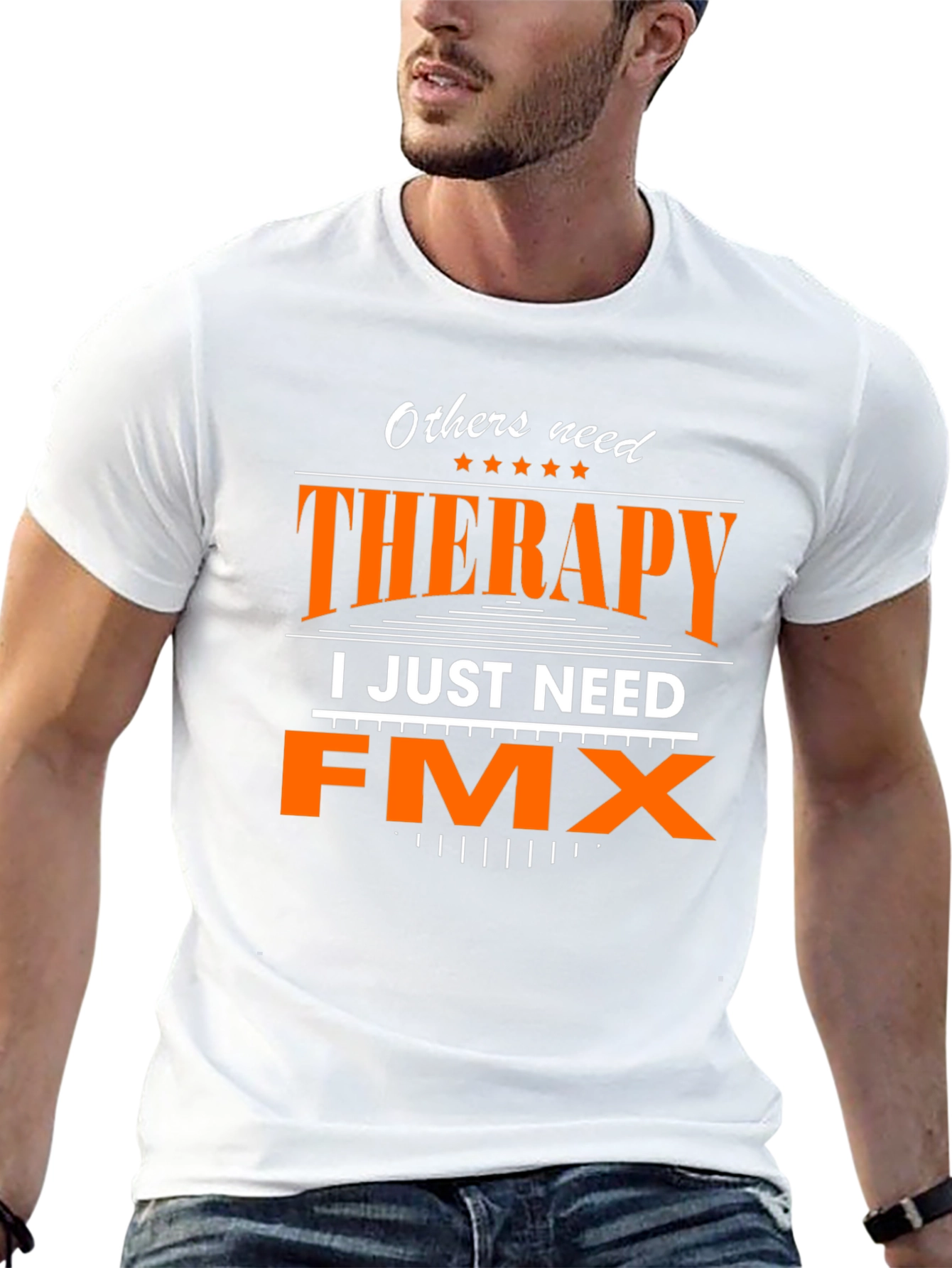 Funny FMX Therapy T-Shirt - Motocross Gift