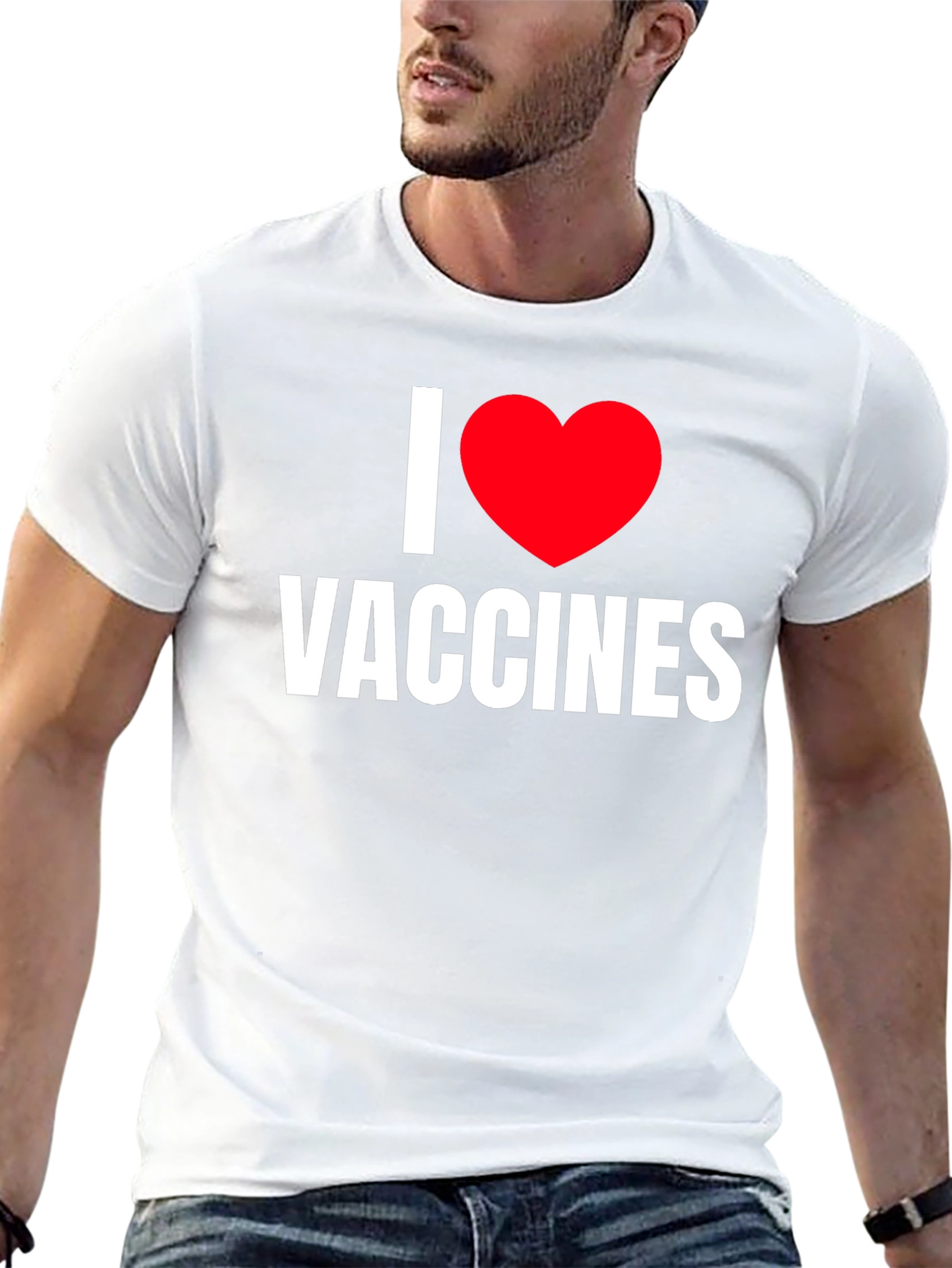 I Love Vaccines T-Shirt Pro Vaccine Supporter Tee