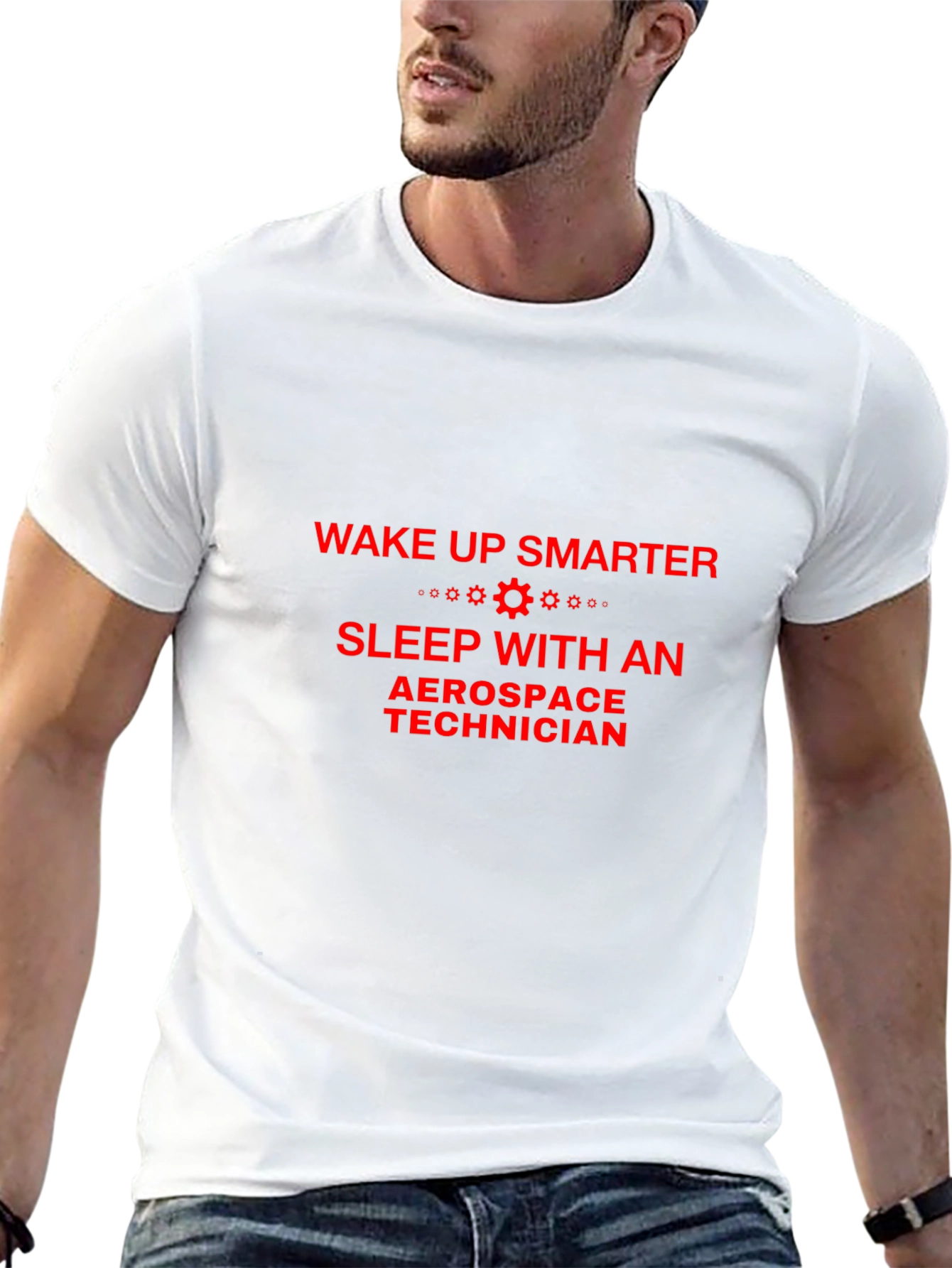 Aerospace Technician T-Shirt - Wake Up Smarter