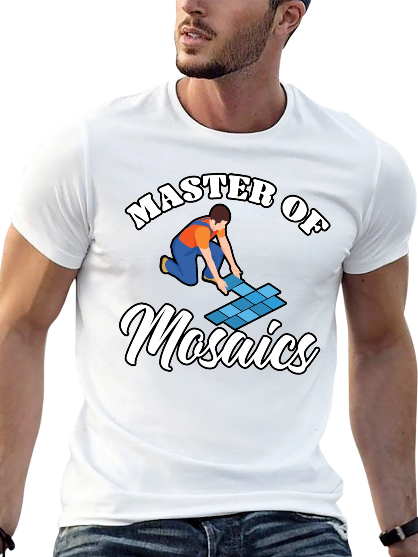 Master of Mosaics Graphic T-Shirt - Tile Setter Tee