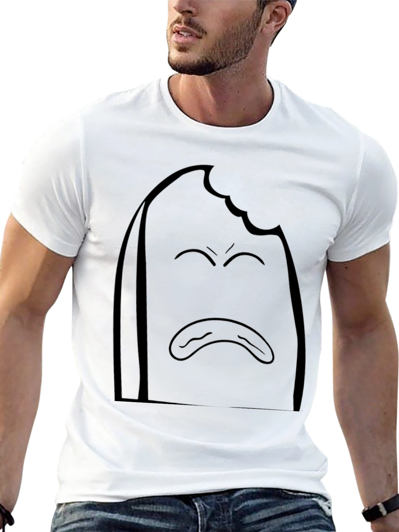 Sad Toast Graphic T-Shirt - Comfort Fit