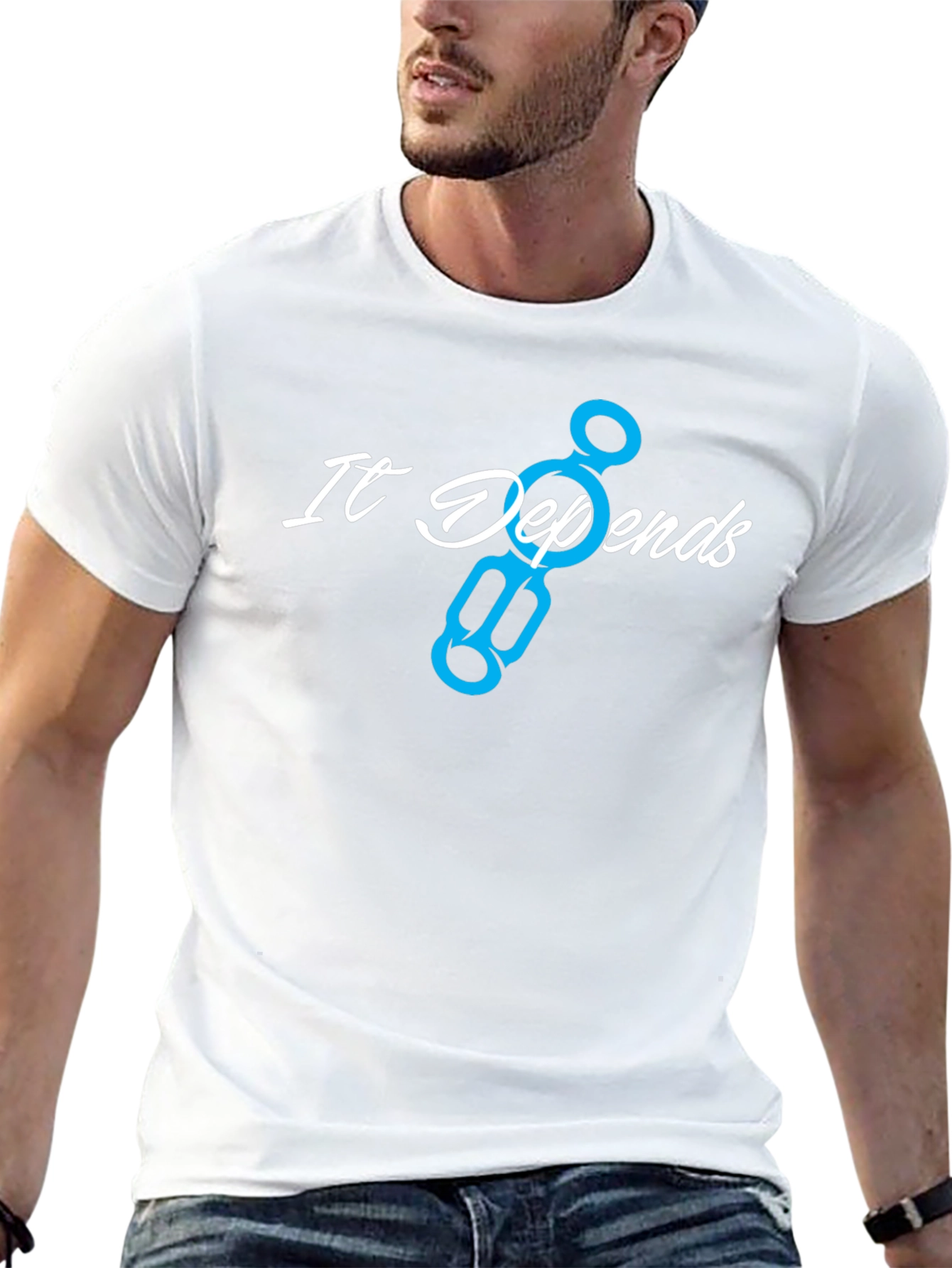 It Depends T-Shirt - Funny Engineering Pun Tee