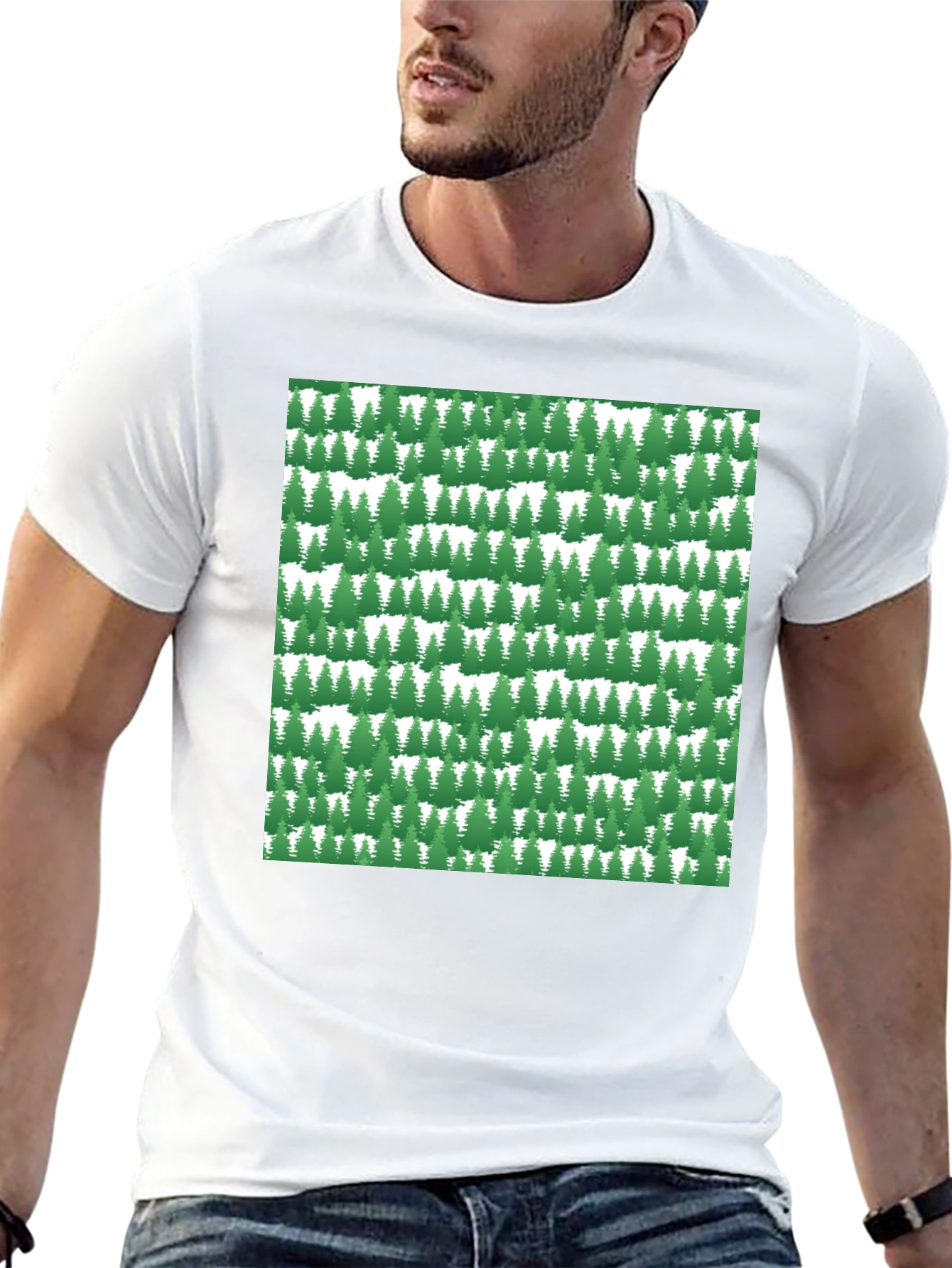 Evergreen Forest Tee - Nature Inspired Design