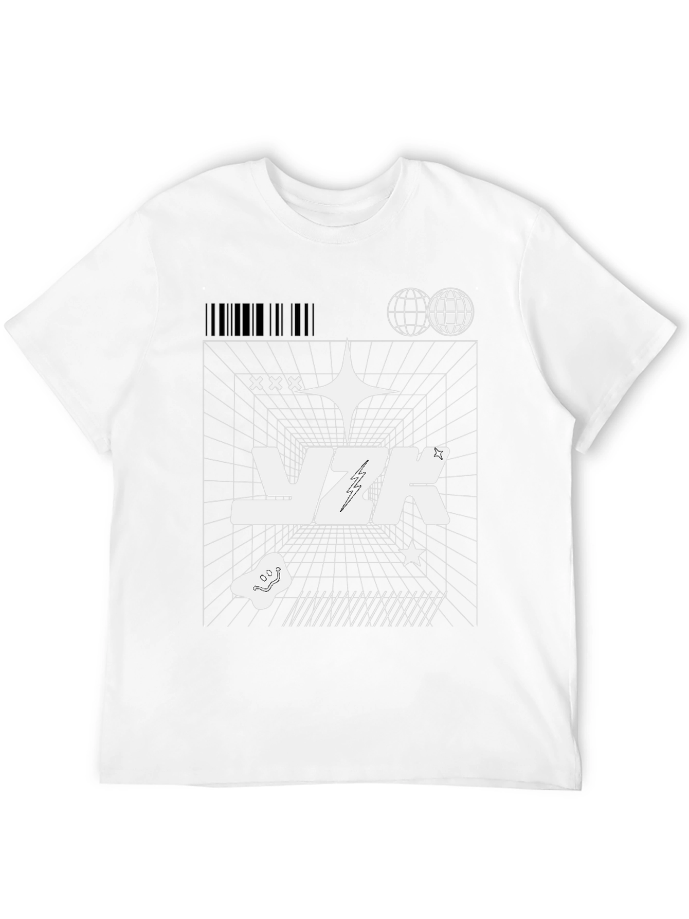 Trendy Black Graphic Print T-Shirt