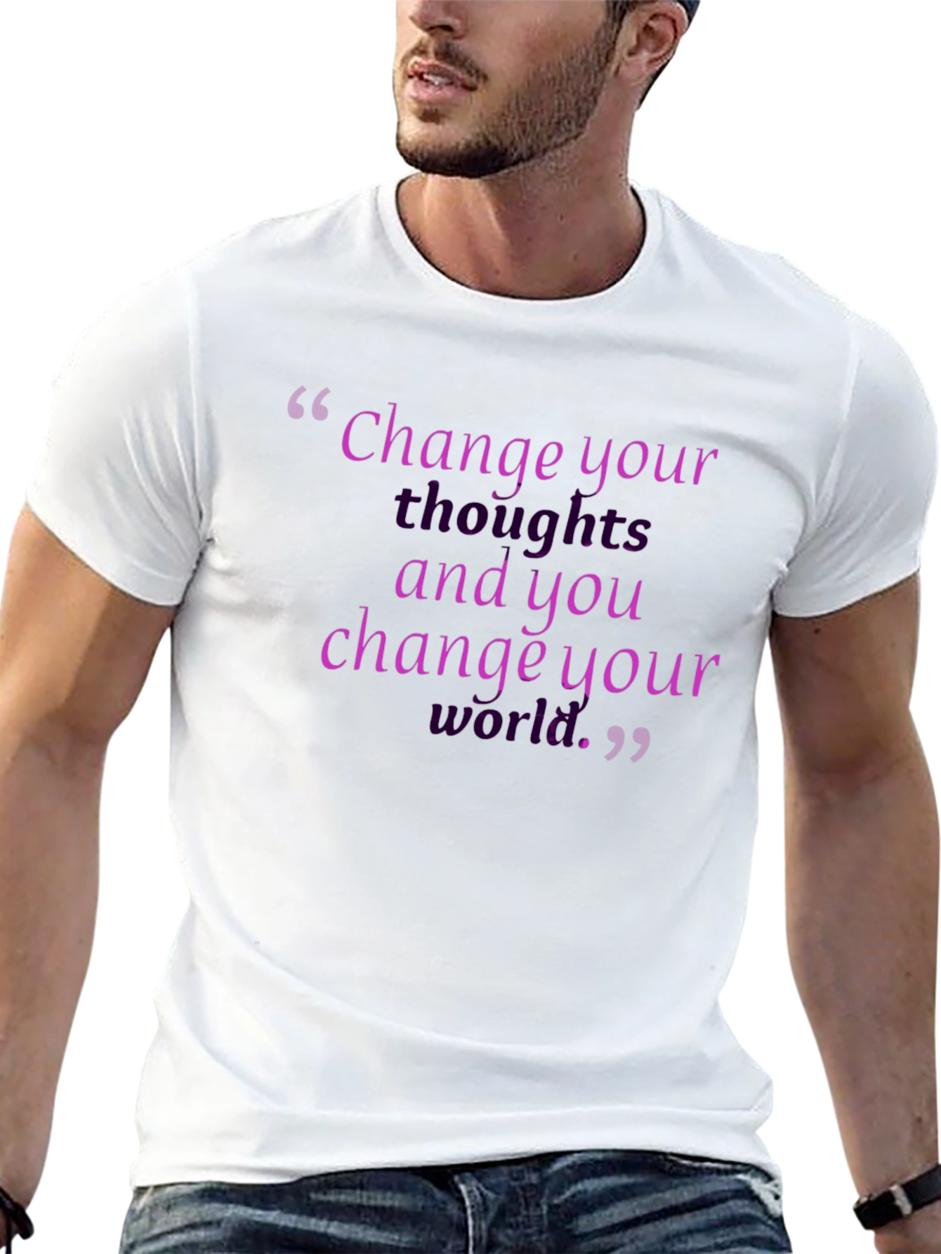 Inspirational Quote T-Shirt: Change Your World