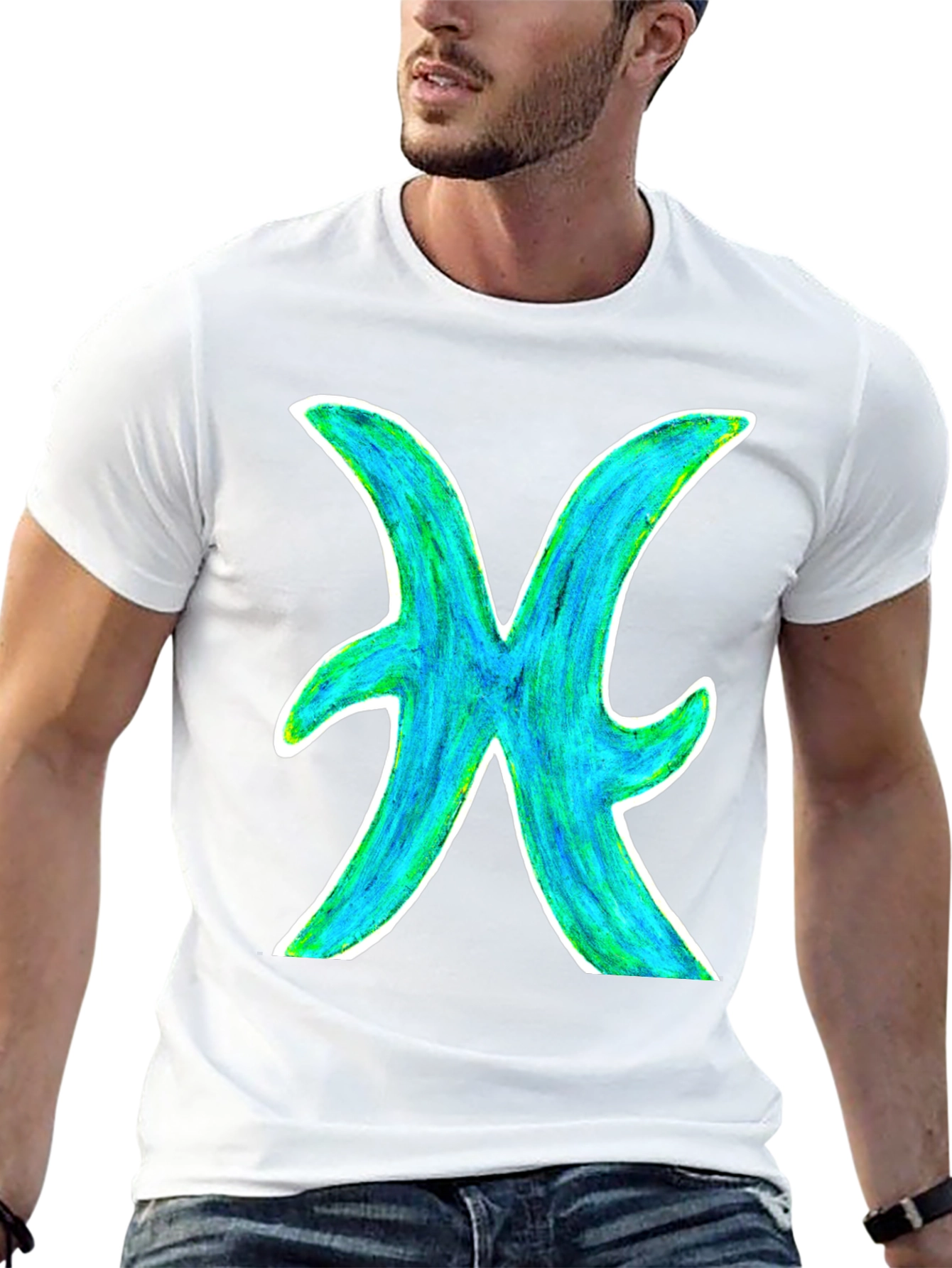Pisces Zodiac Sign Graphic T-Shirt