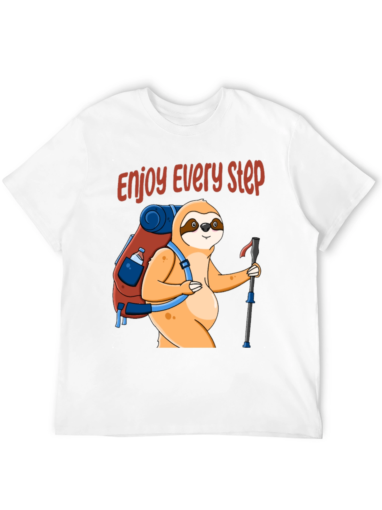 Enjoy Every Step Sloth Hiking T-Shirt