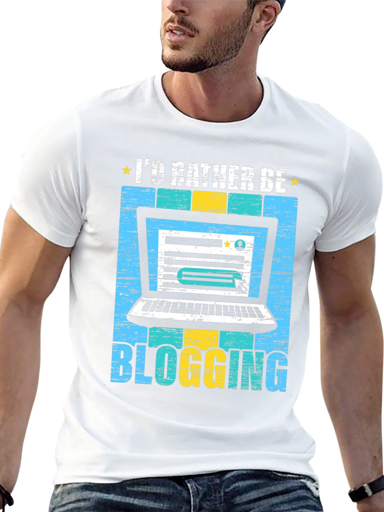 Id Rather Be Blogging T-Shirt