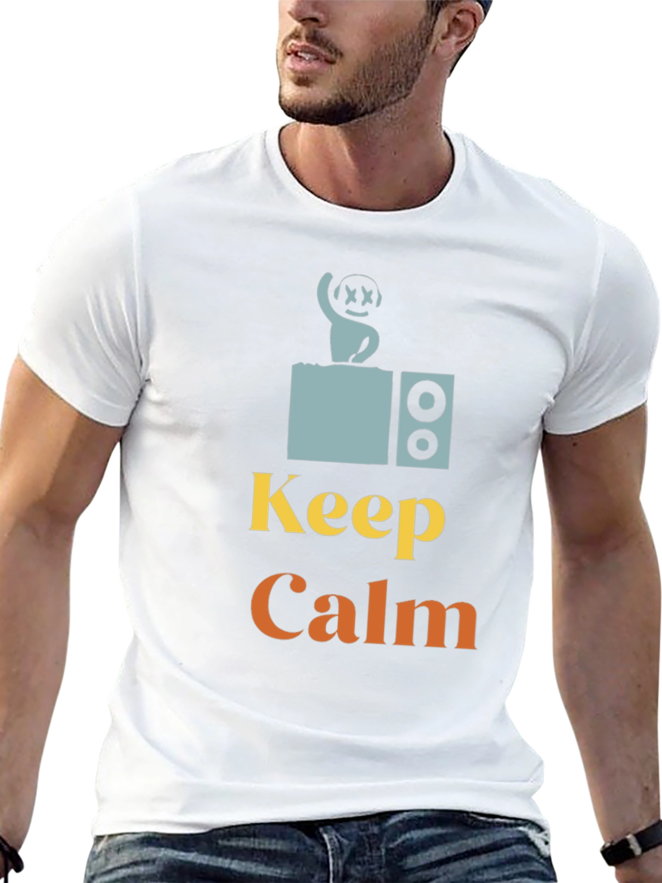 Keep Calm DJ T-Shirt - Cool Graphic Tee