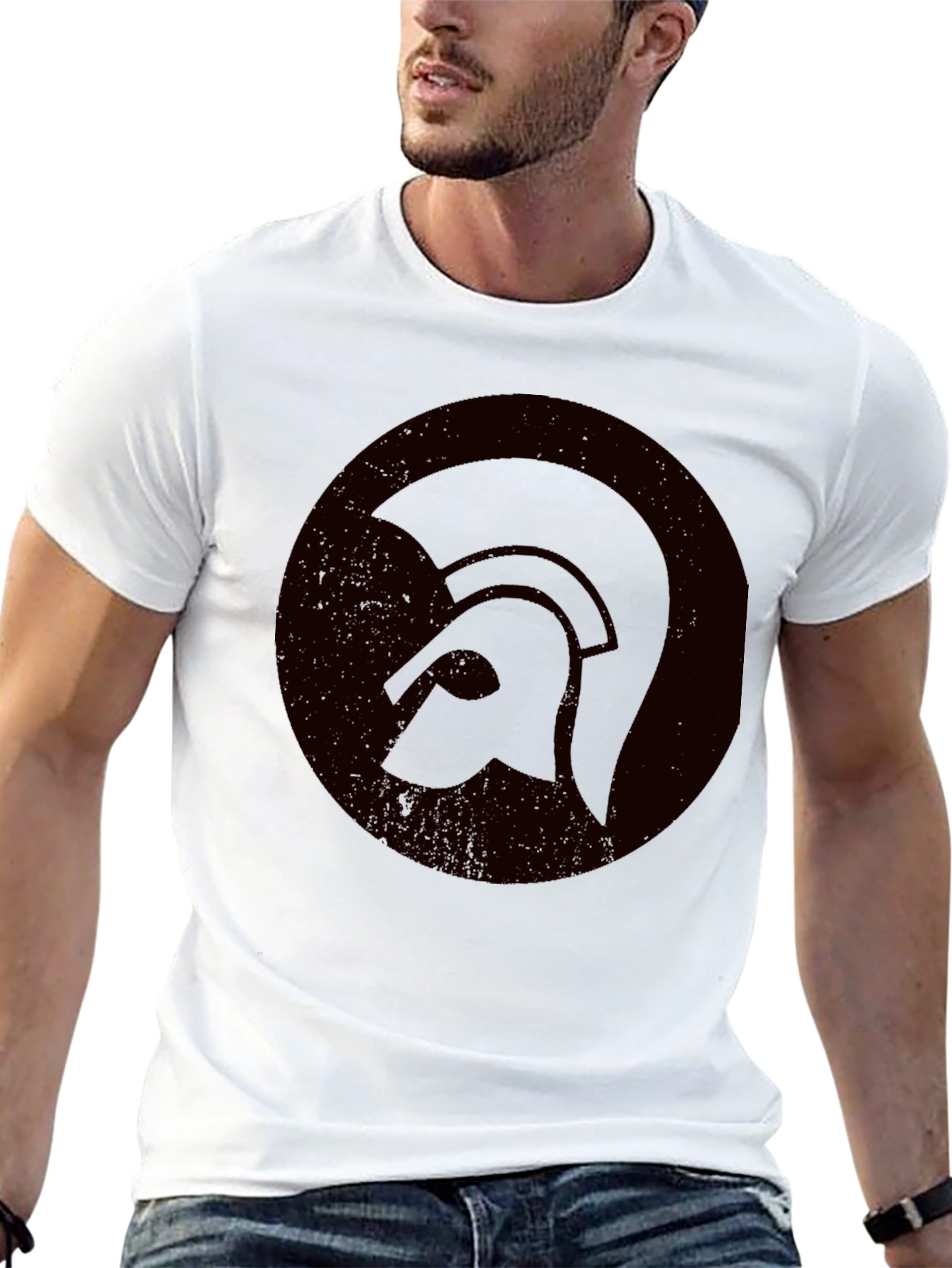 Spartan Helmet Graphic T-Shirt