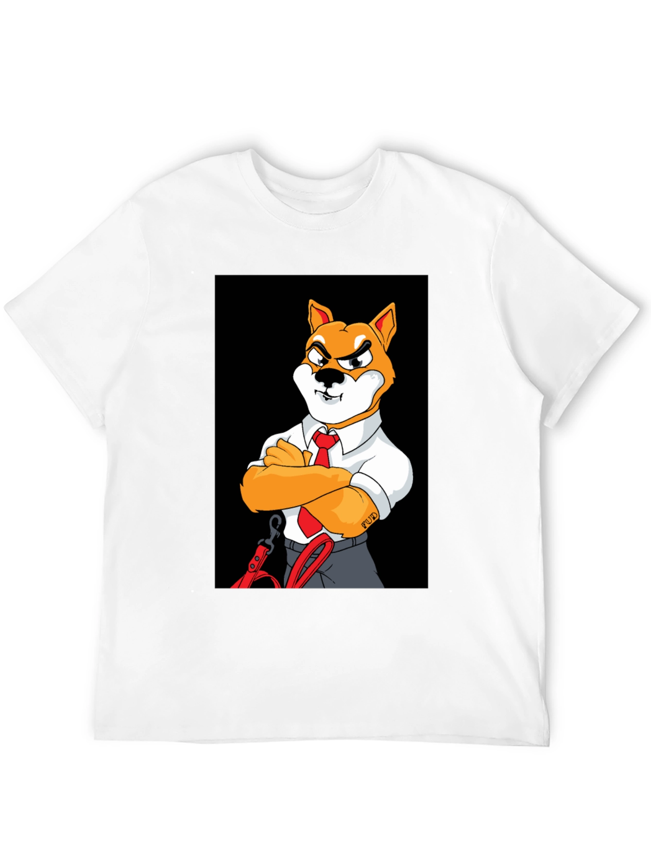 Dog Boss T-Shirt - Shiba Inu Cartoon Design