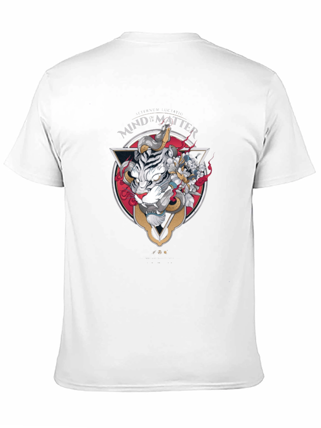 Mind Matter Tiger Graphic Tee - Black