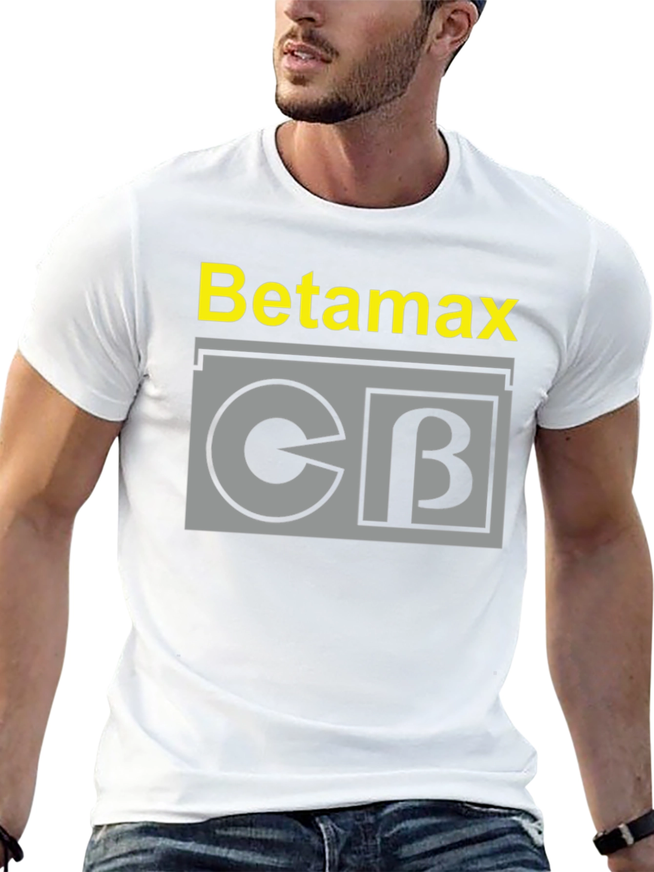 Betamax T-Shirt Retro Video Cassette Tape Design