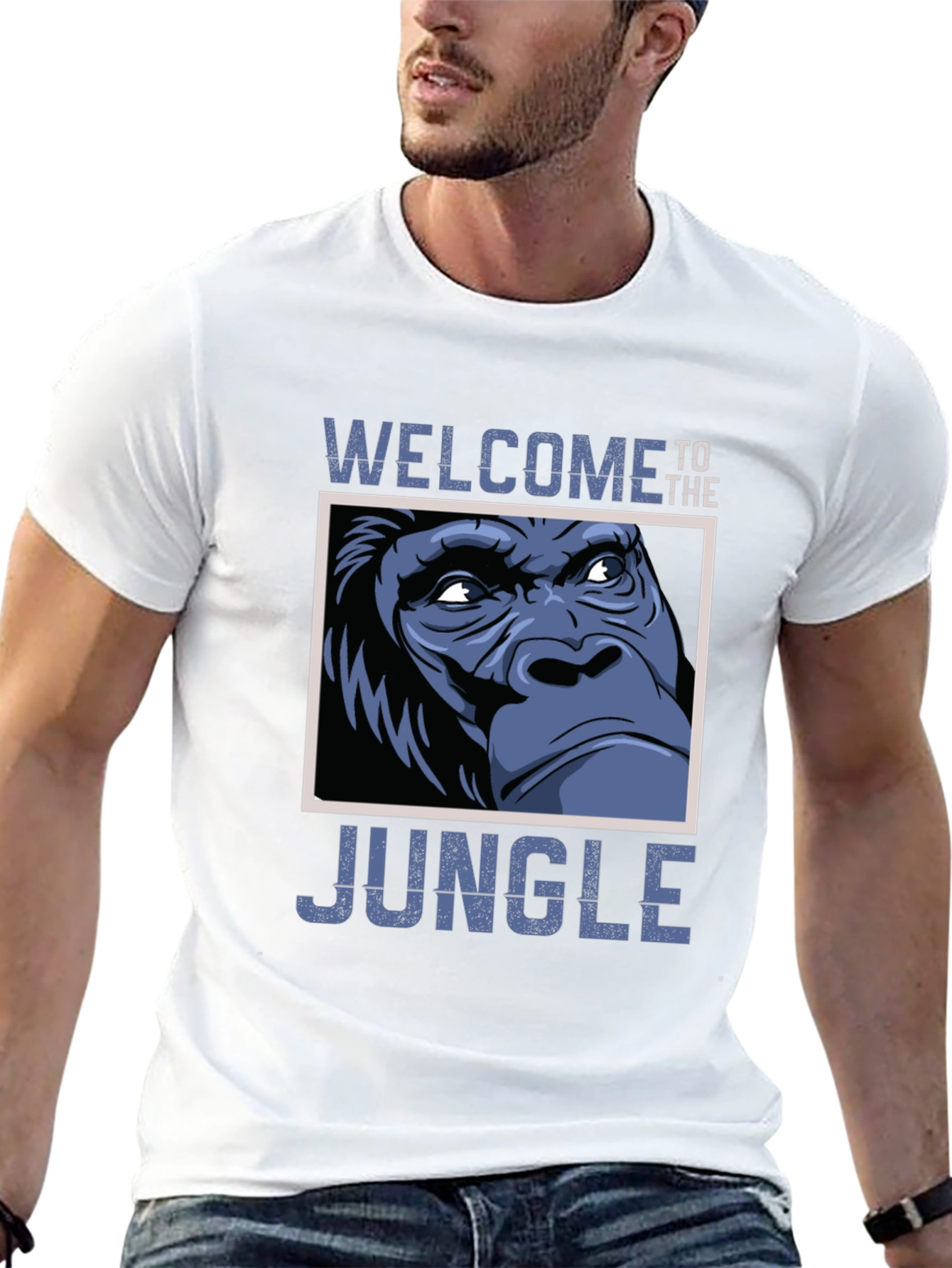 Welcome to the Jungle Gorilla Graphic Tee