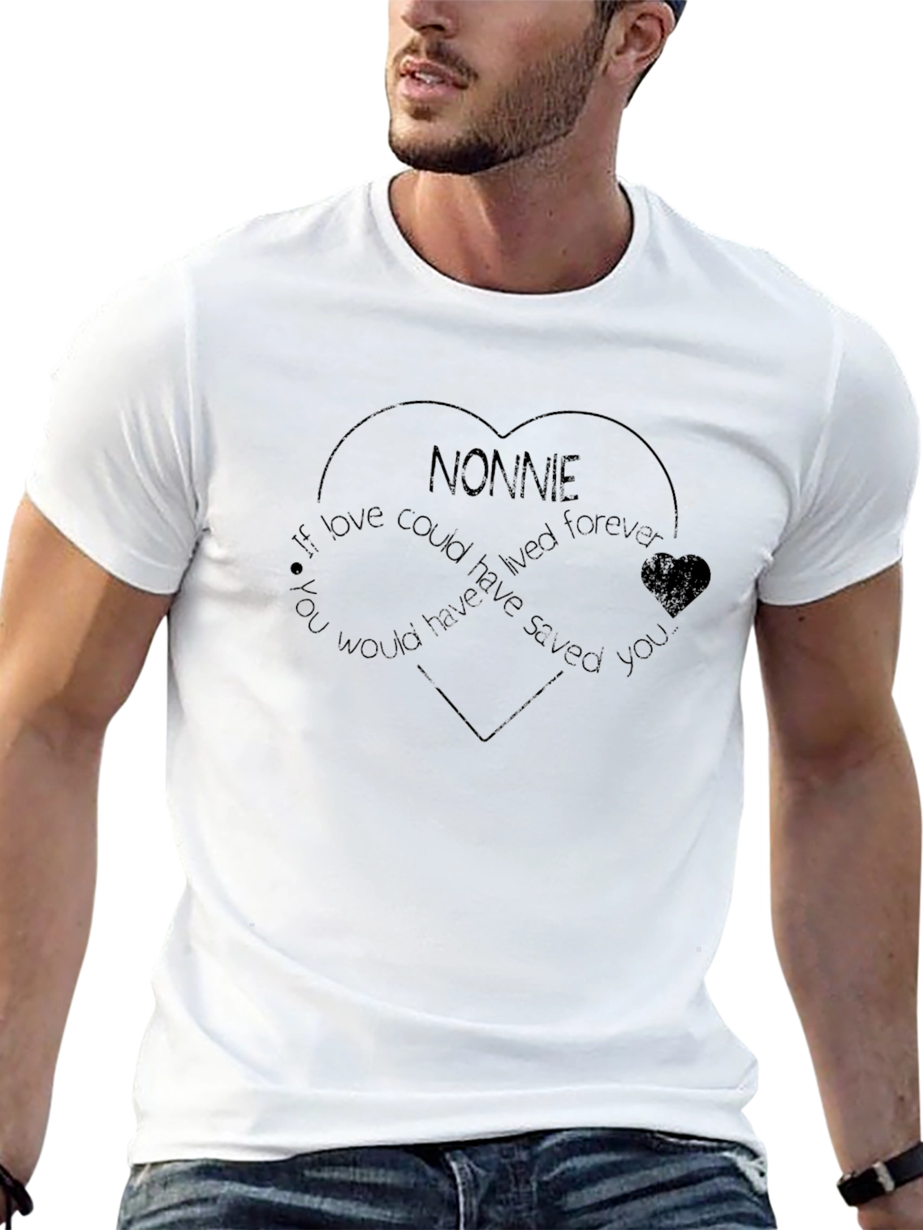 Memorial Nonnie T-Shirt: Forever in Our Hearts