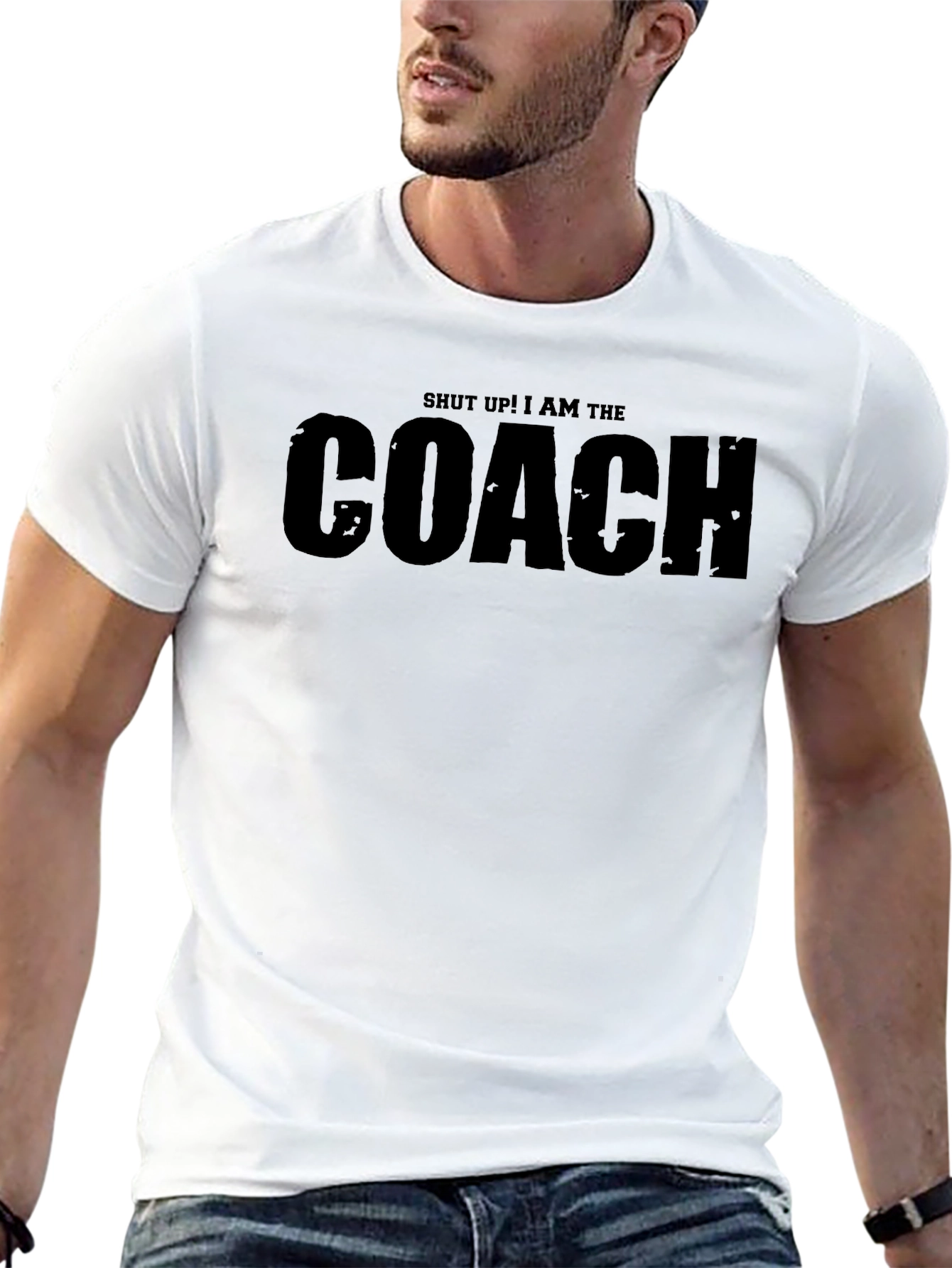 Shut Up! I Am The Coach T-Shirt - Black