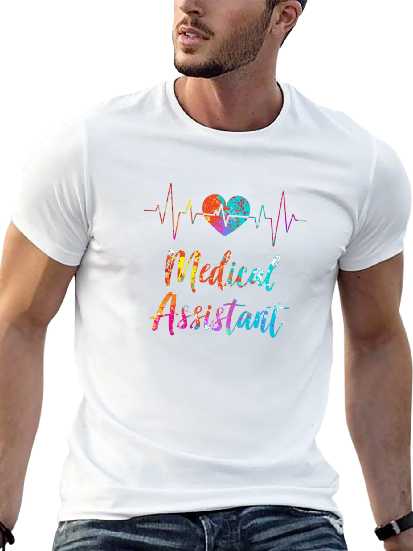 Medical Assistant Heartbeat T-Shirt