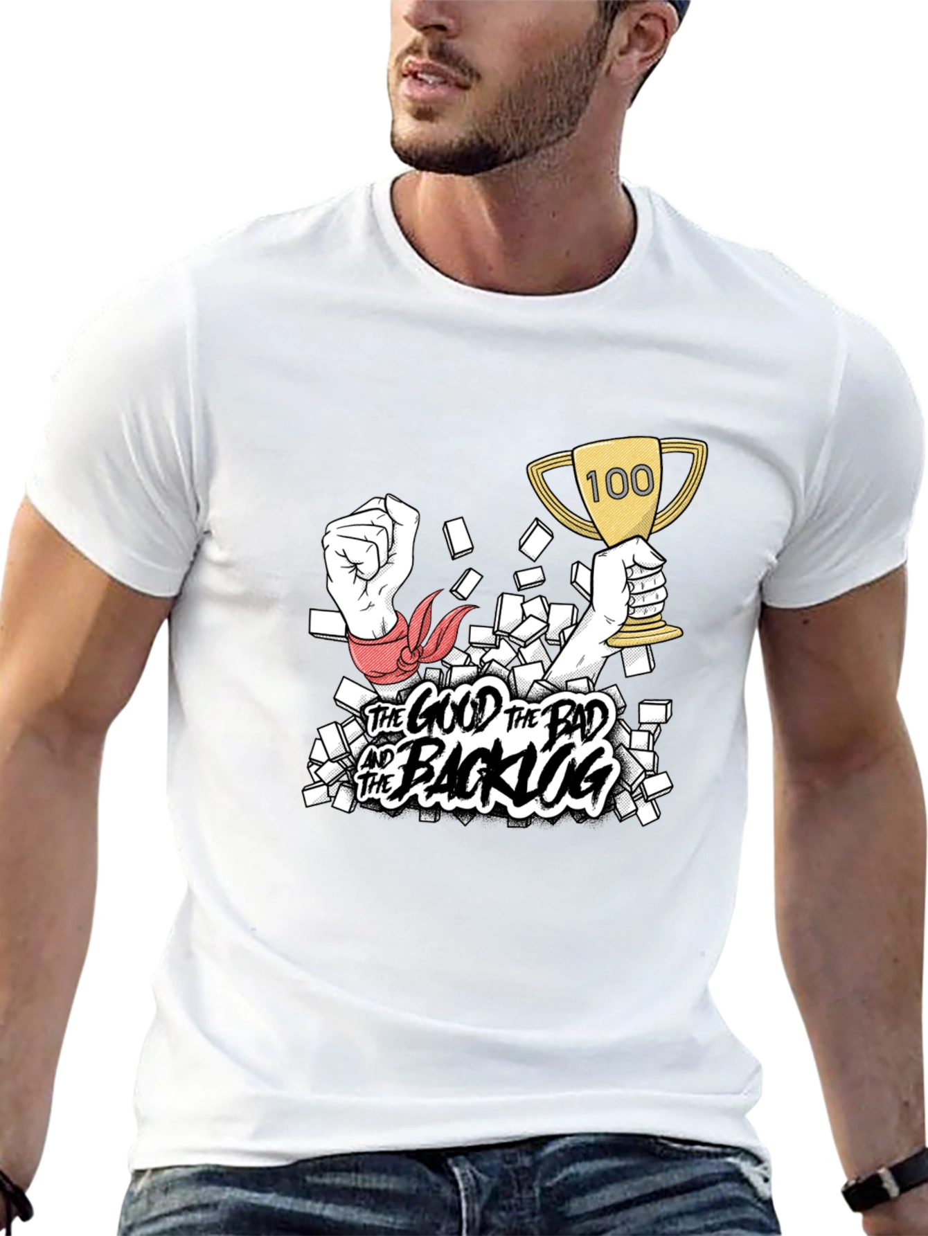 The Good The Bad and The Backlog Graphic Tee