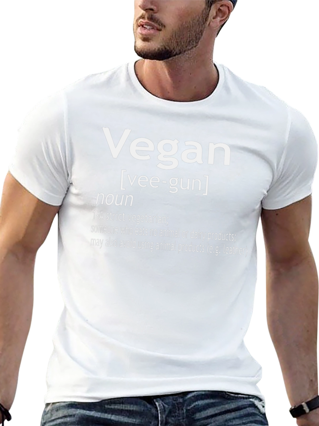 Vegan Definition T-Shirt - Black