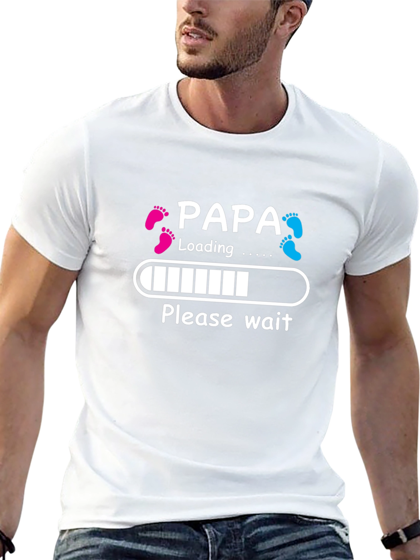 Papa Loading T-Shirt - Dad To Be
