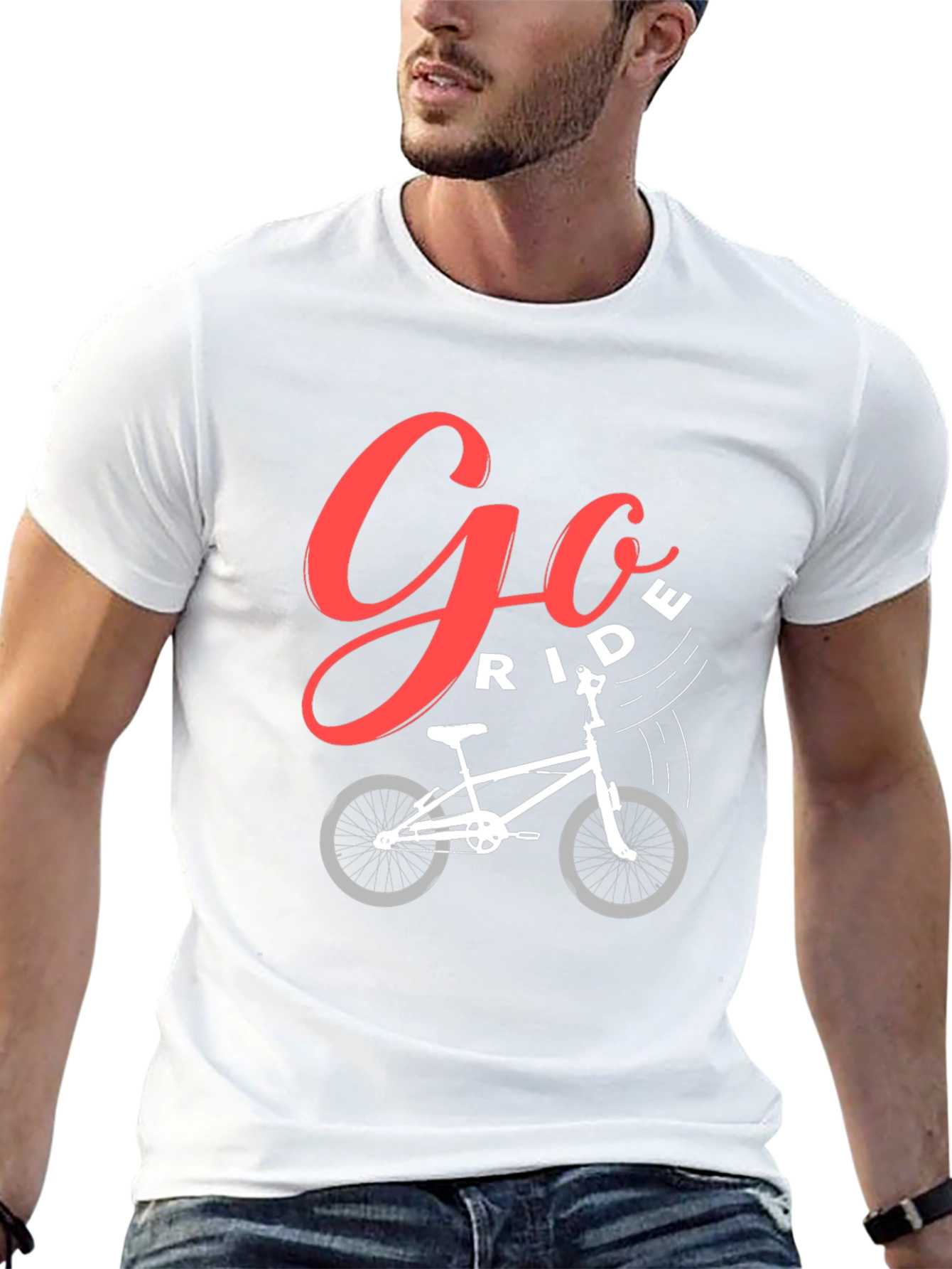 Go Ride T-Shirt - Bike Graphic Tee
