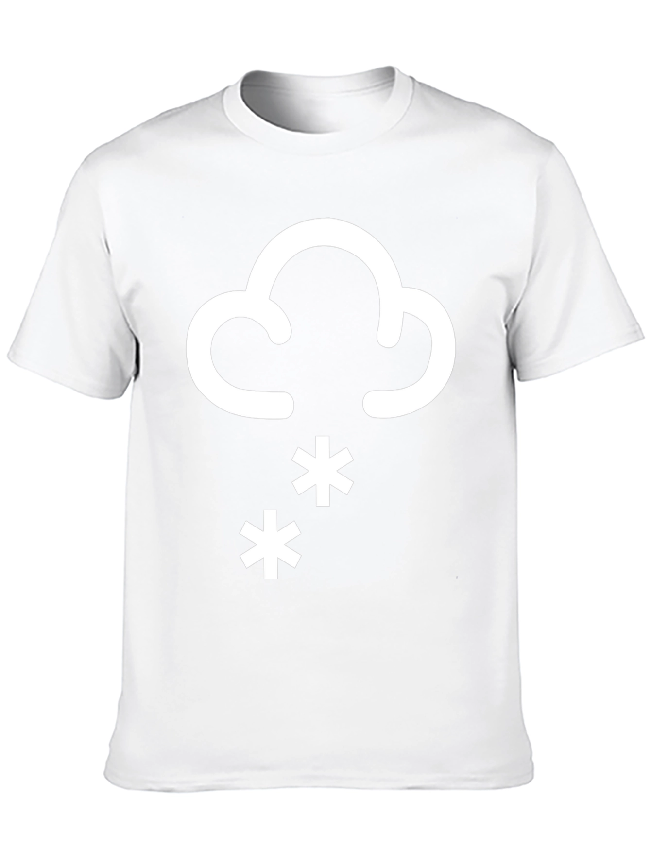Snow Day Graphic T-Shirt - Black Cotton Tee