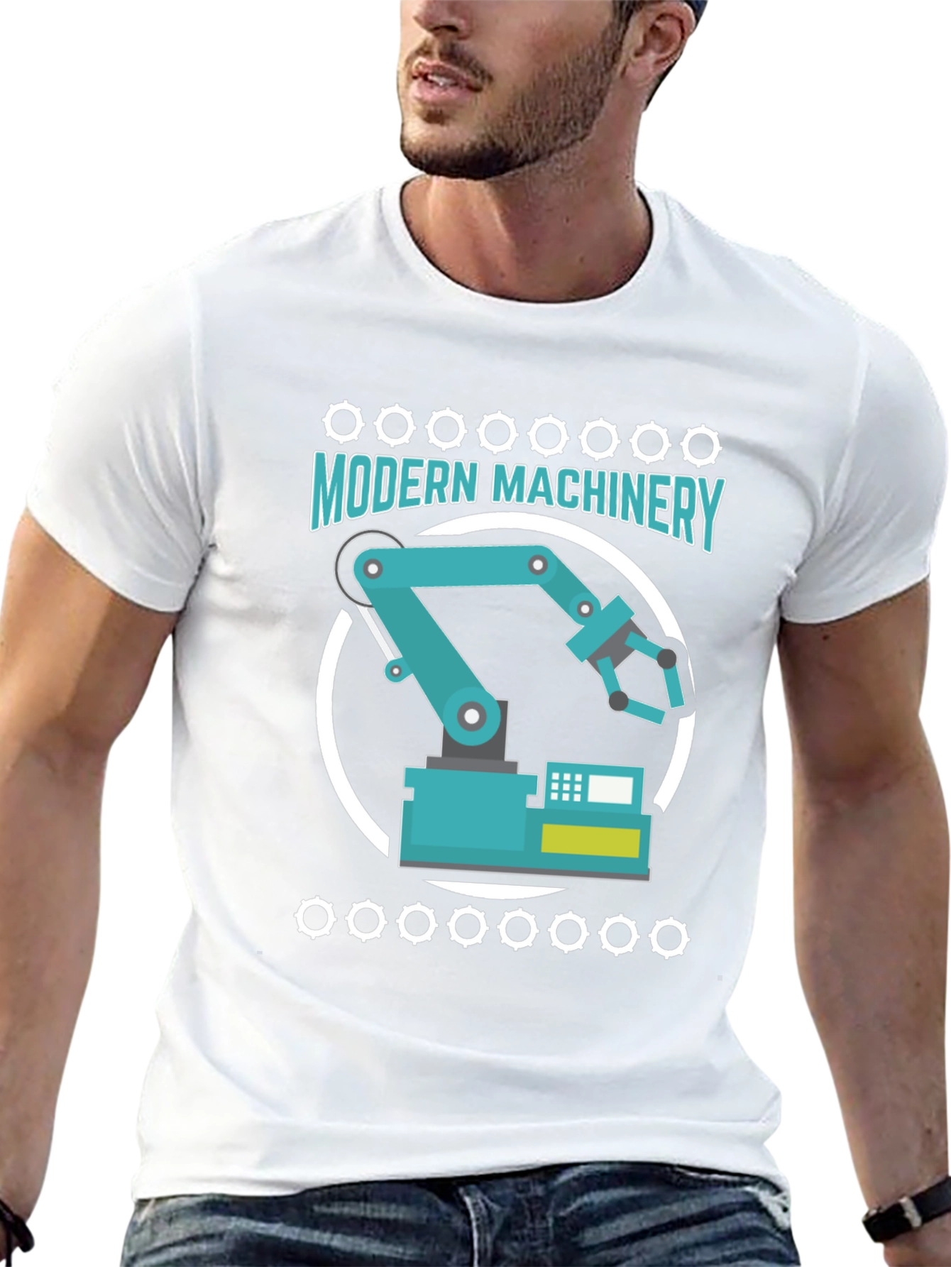 Modern Machinery Graphic T-Shirt