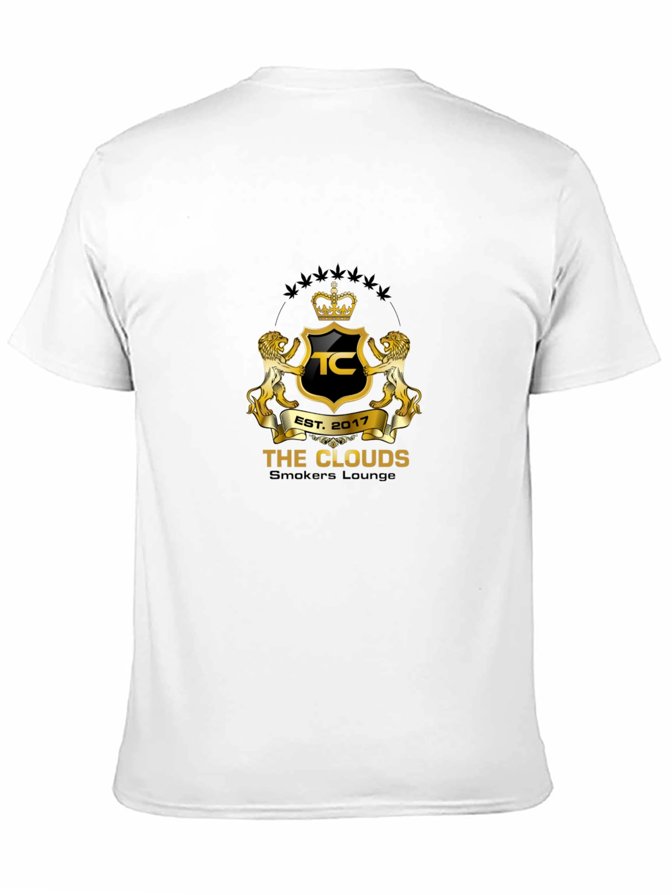 The Clouds Smokers Lounge Black T-Shirt