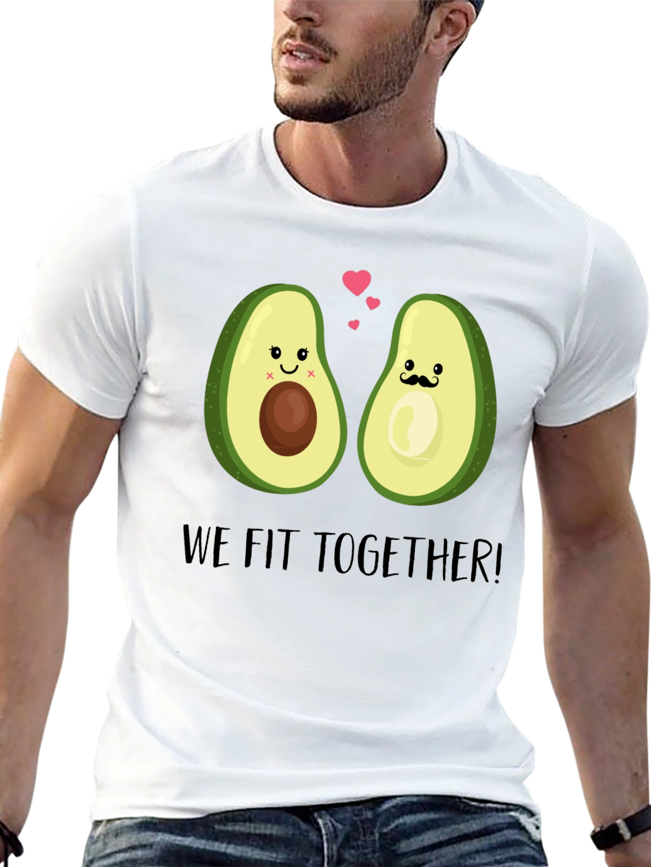 We Fit Together Avocado Couple T-Shirt