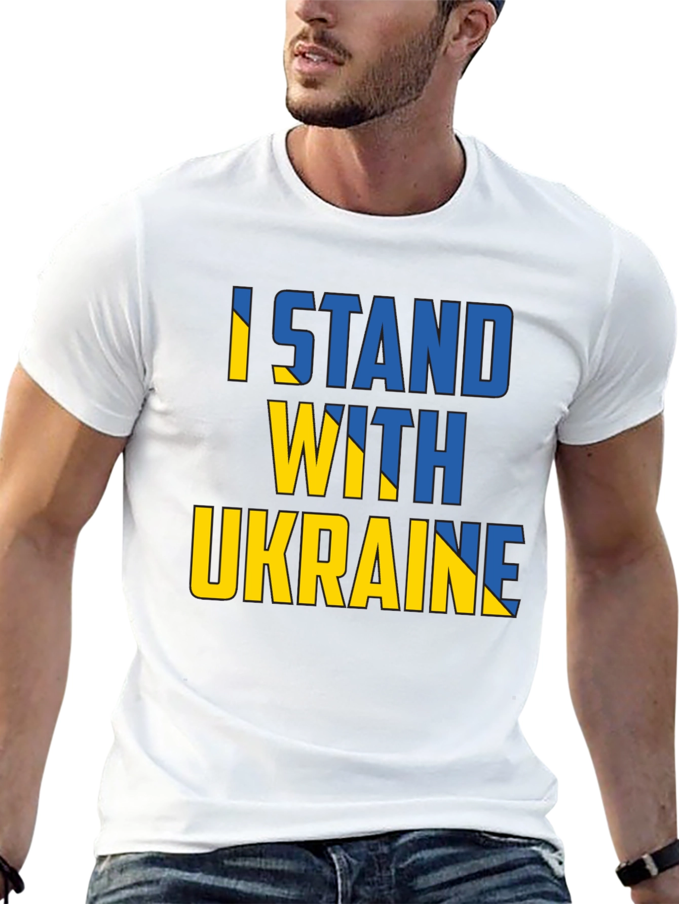I Stand With Ukraine Support T-Shirt