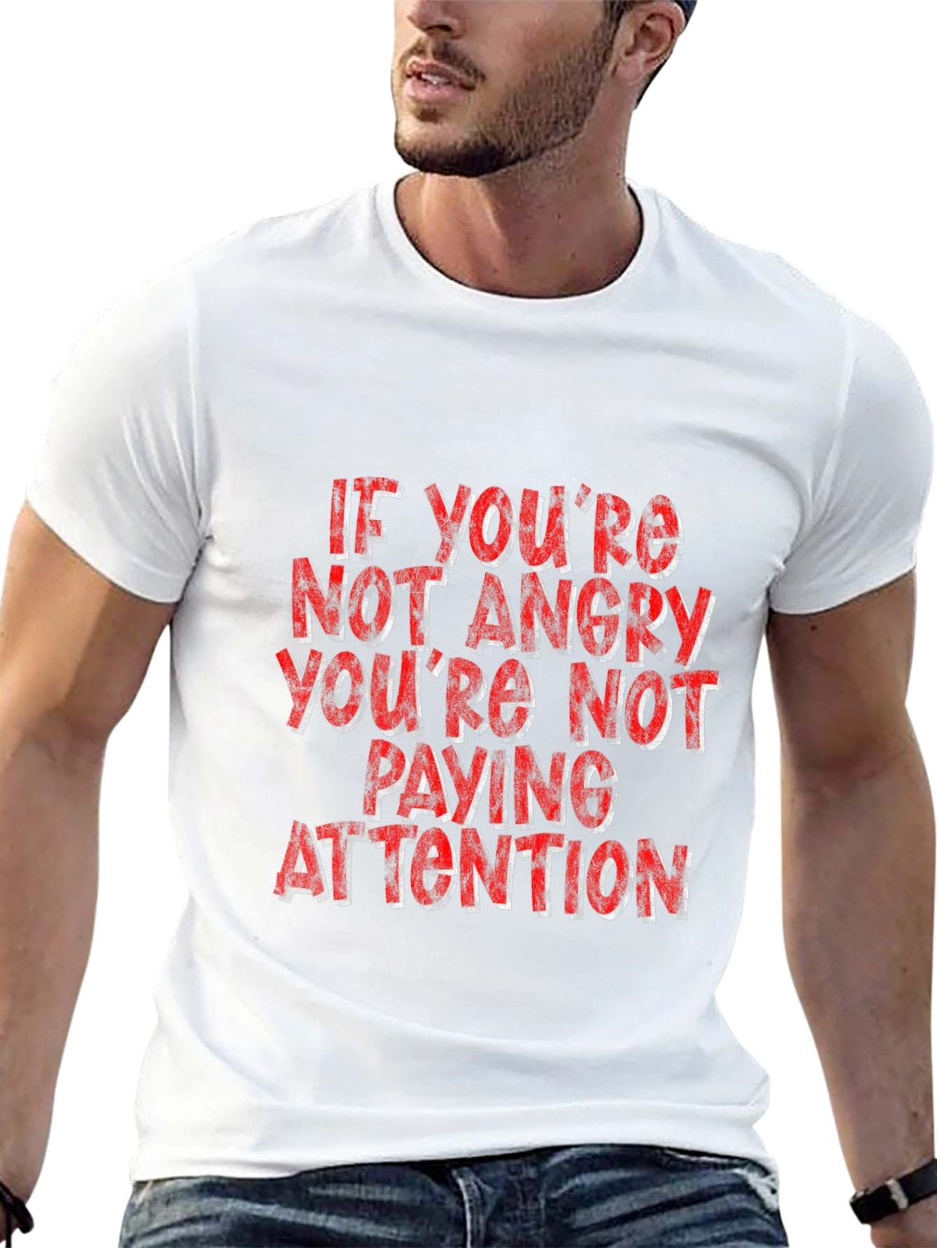 Angry Attention Graphic Tee