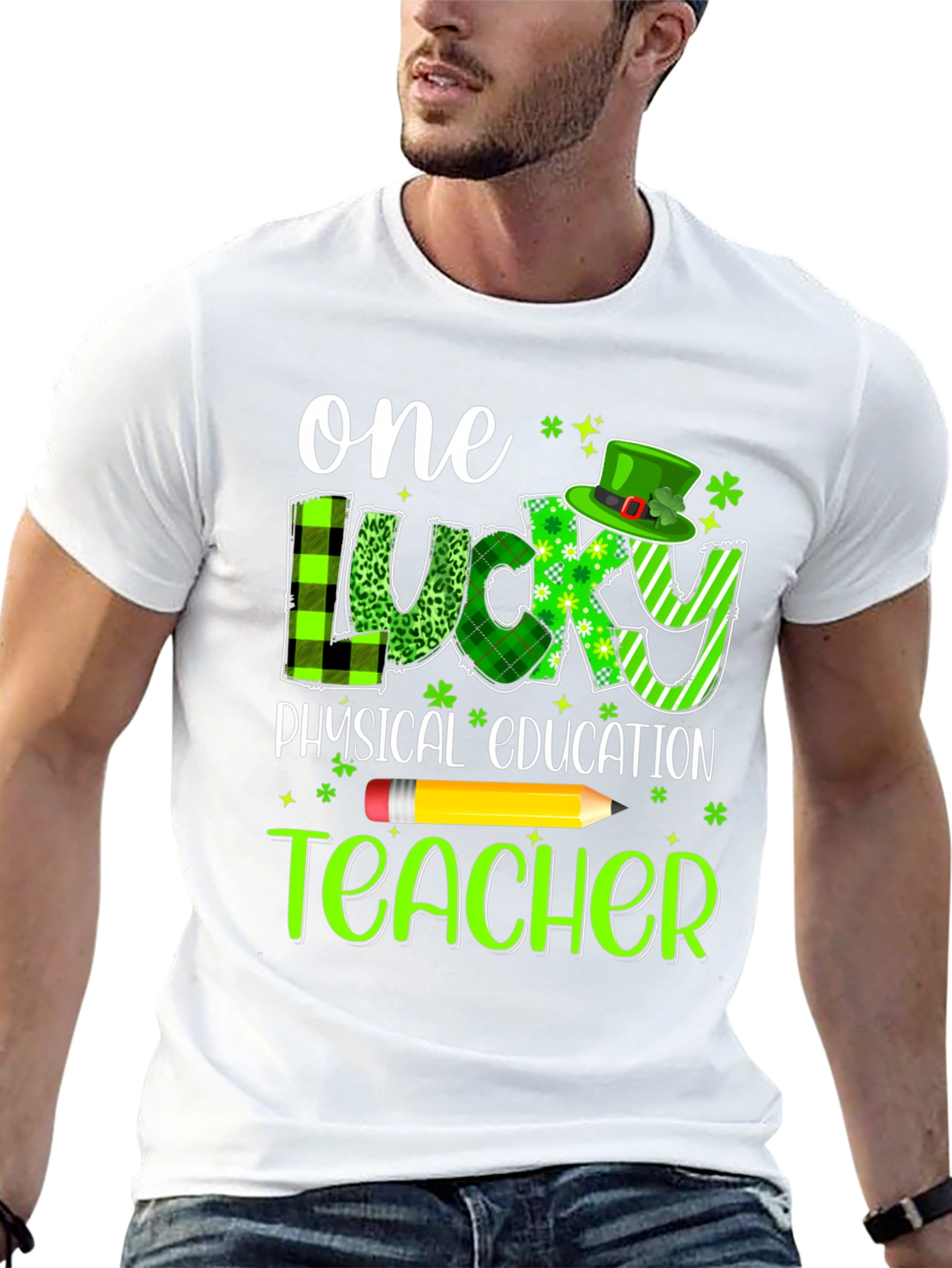 Lucky Physical Education Teacher St. Patricks Day Shirt