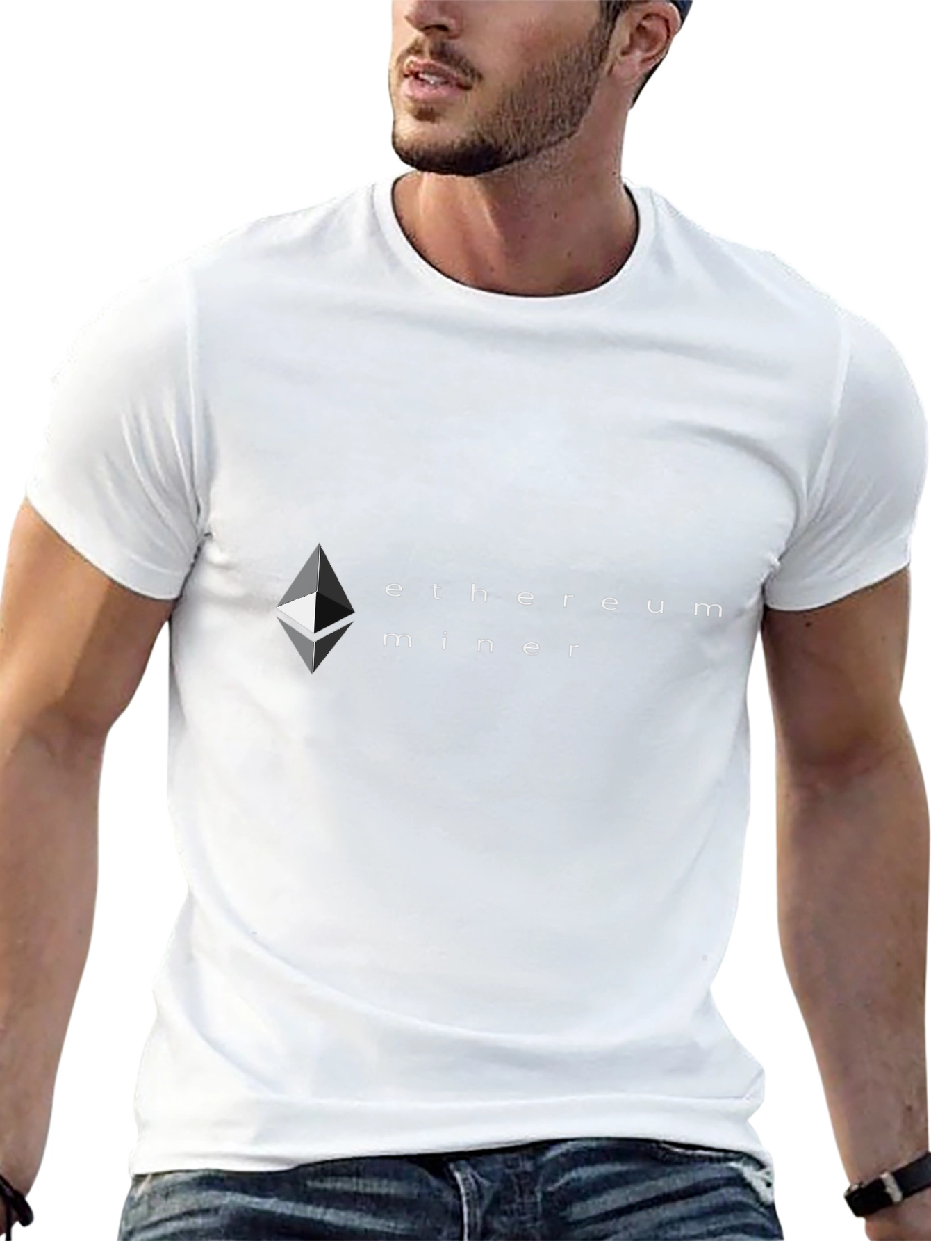 Ethereum Miner Graphic Tee - Crypto Enthusiast Apparel