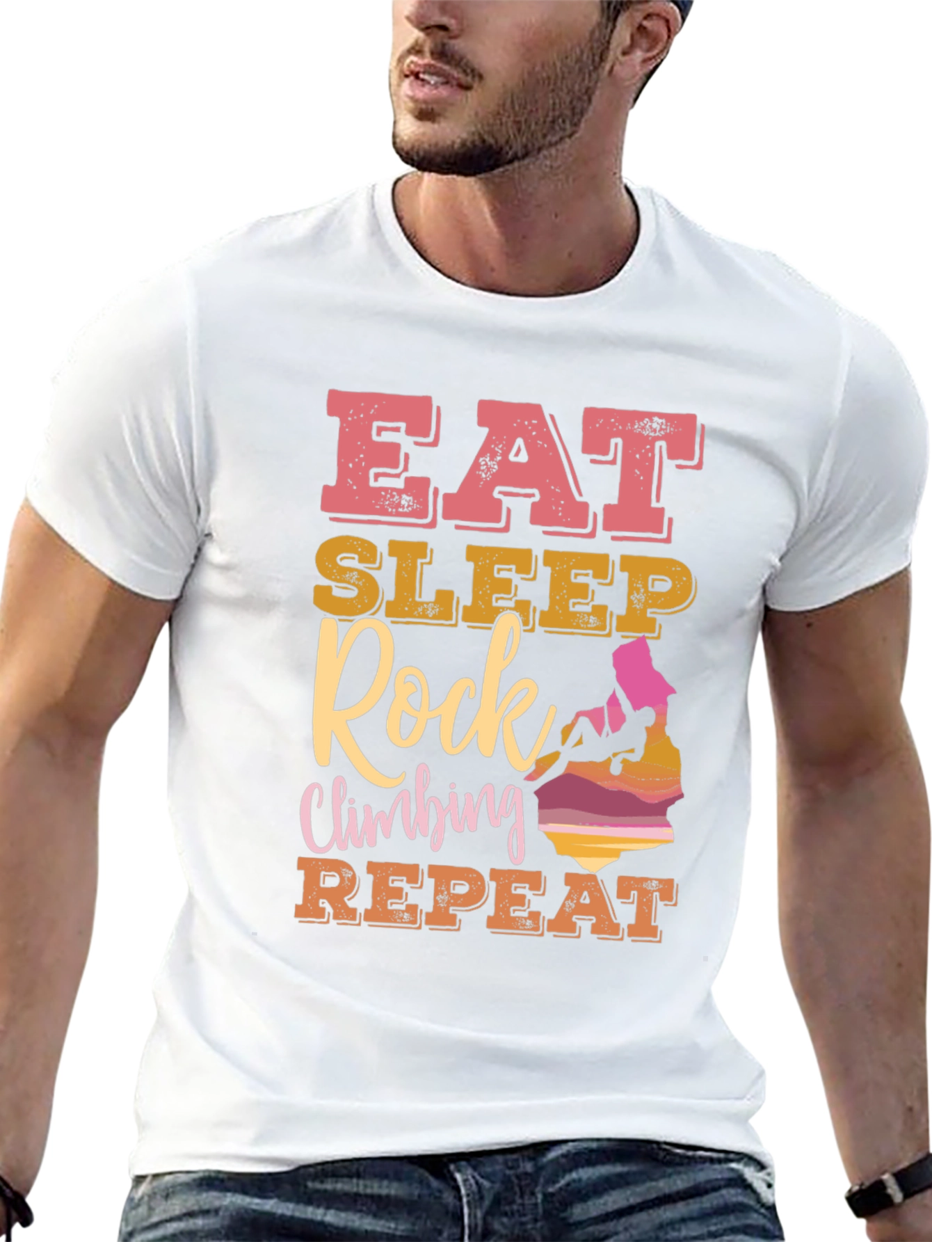 Eat Sleep Rock Climbing T-Shirt