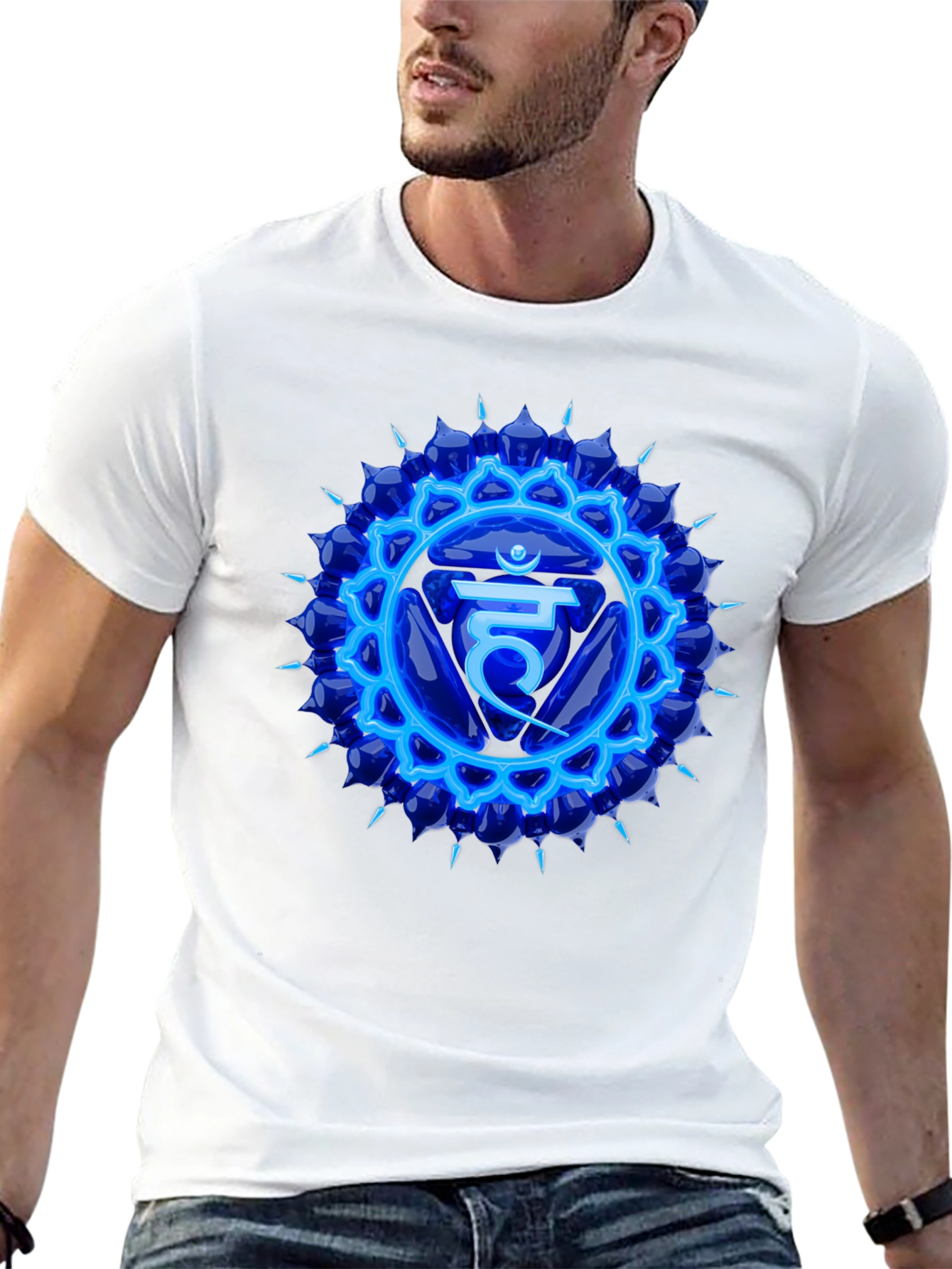 Throat Chakra T-Shirt - Vishuddha Design