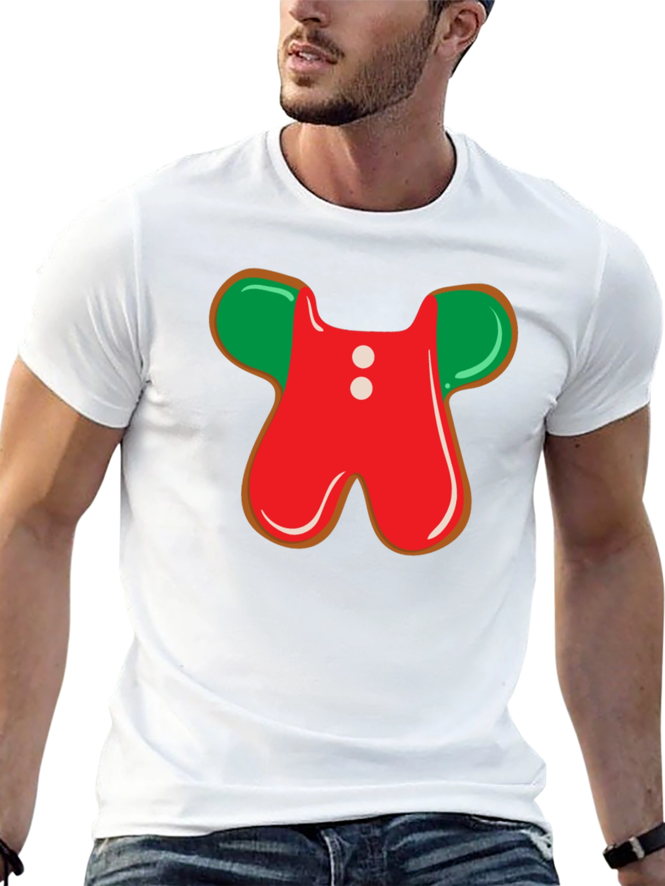 Gingerbread Man Shirt - Holiday Festive Tee