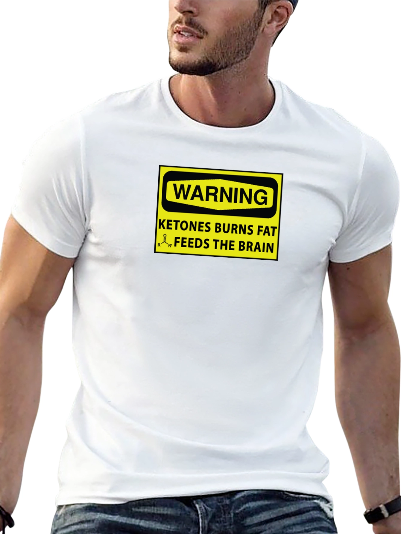 Ketones Burn Fat Graphic Tee - Black