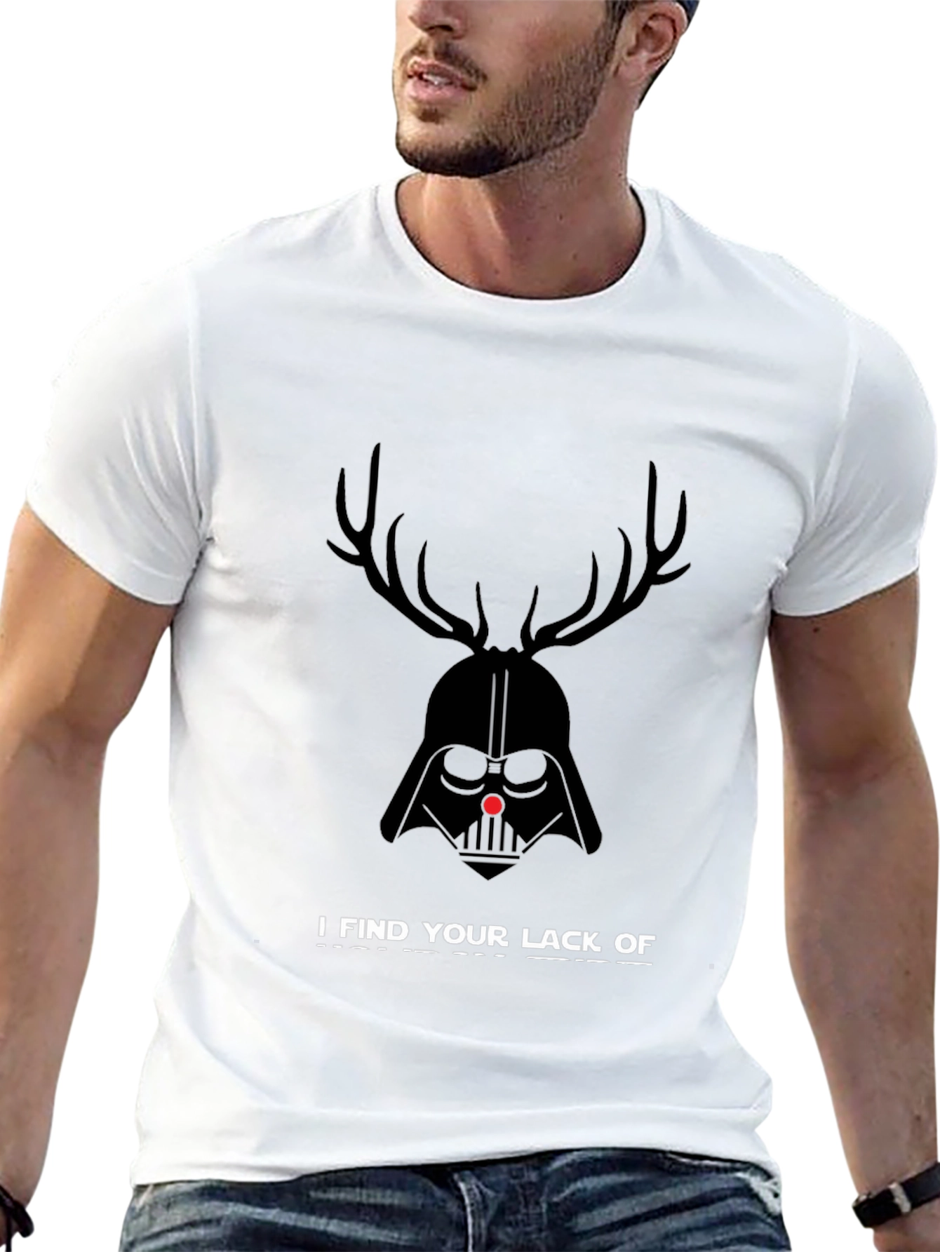 Darth Vader Reindeer Christmas T-Shirt