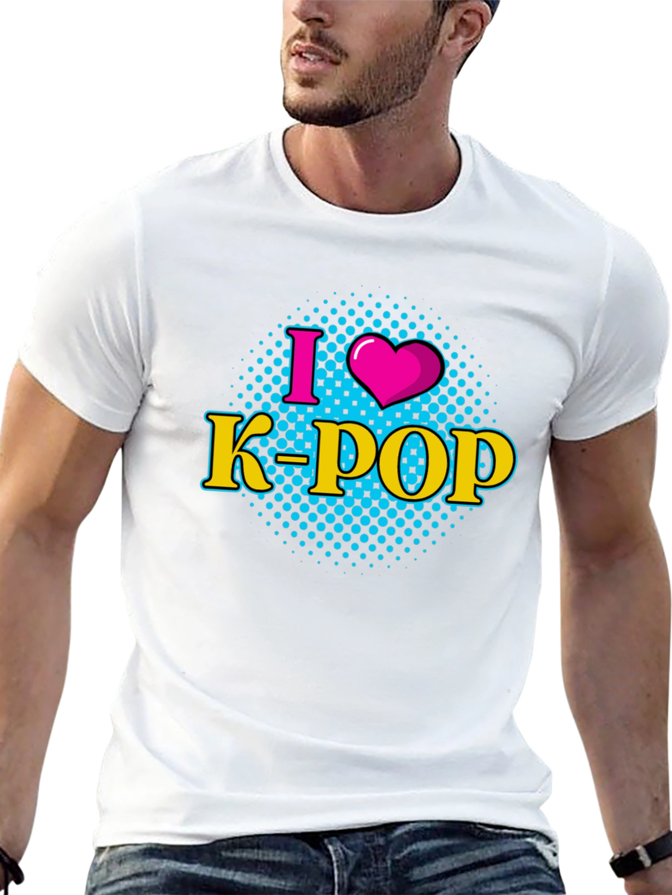 I Heart K-Pop Black T-Shirt