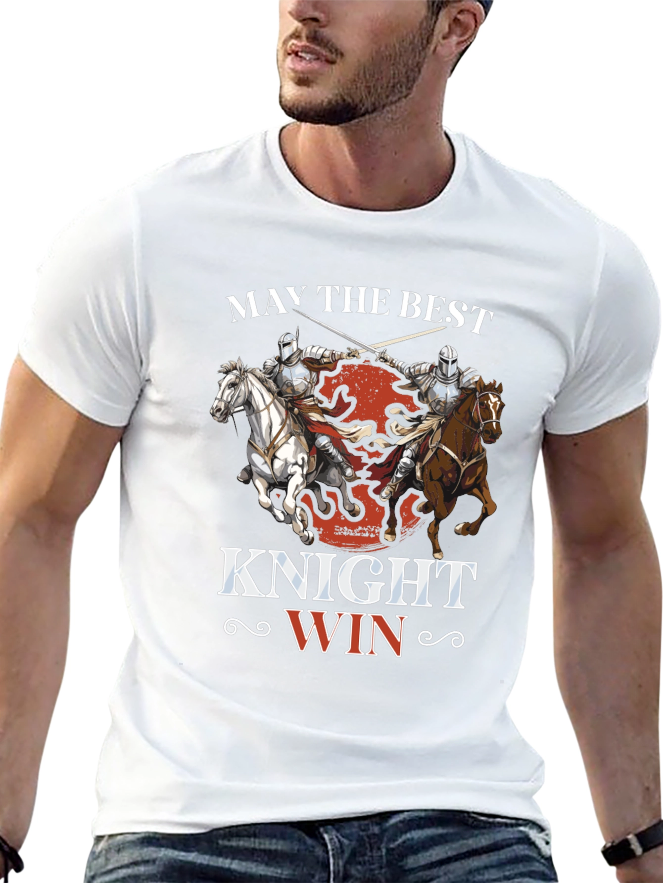 Knight Duel T-Shirt - May the Best Knight Win!